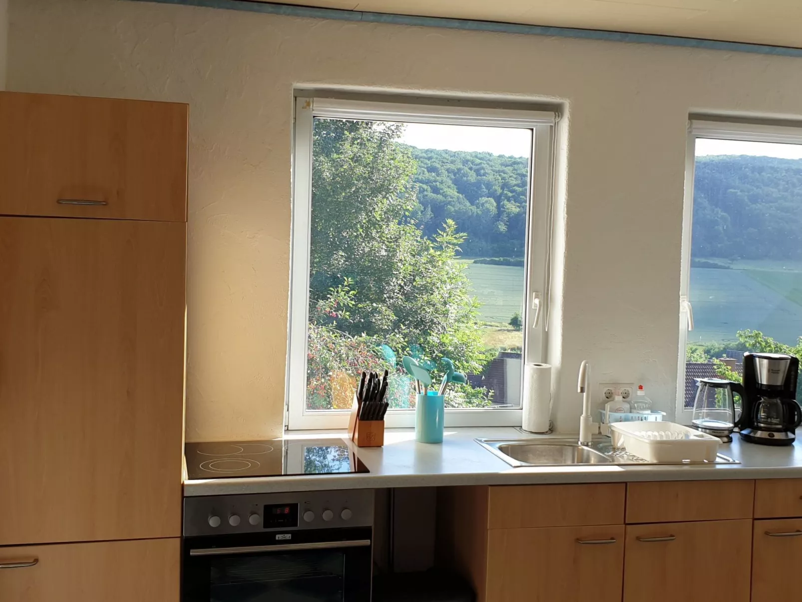 Dreibettzimmer mit Lounge-Terrasse und Garten - Binnen