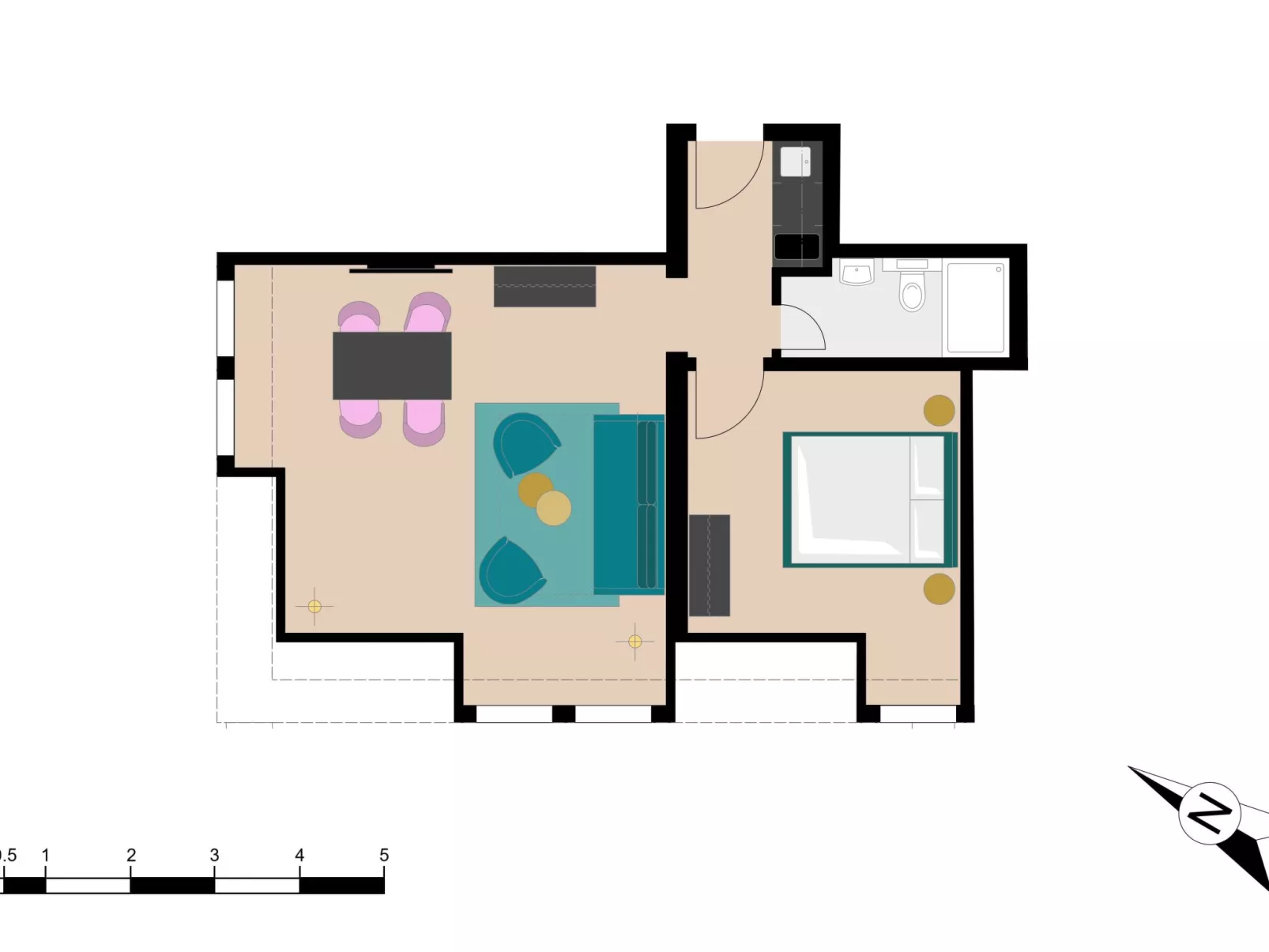 BankHouse Apt. XL403-Binnen