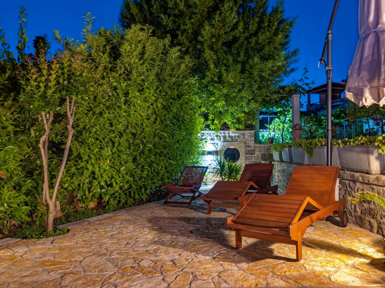 Ferienvilla "Laurus" mit Blick auf das Wasser-Buiten