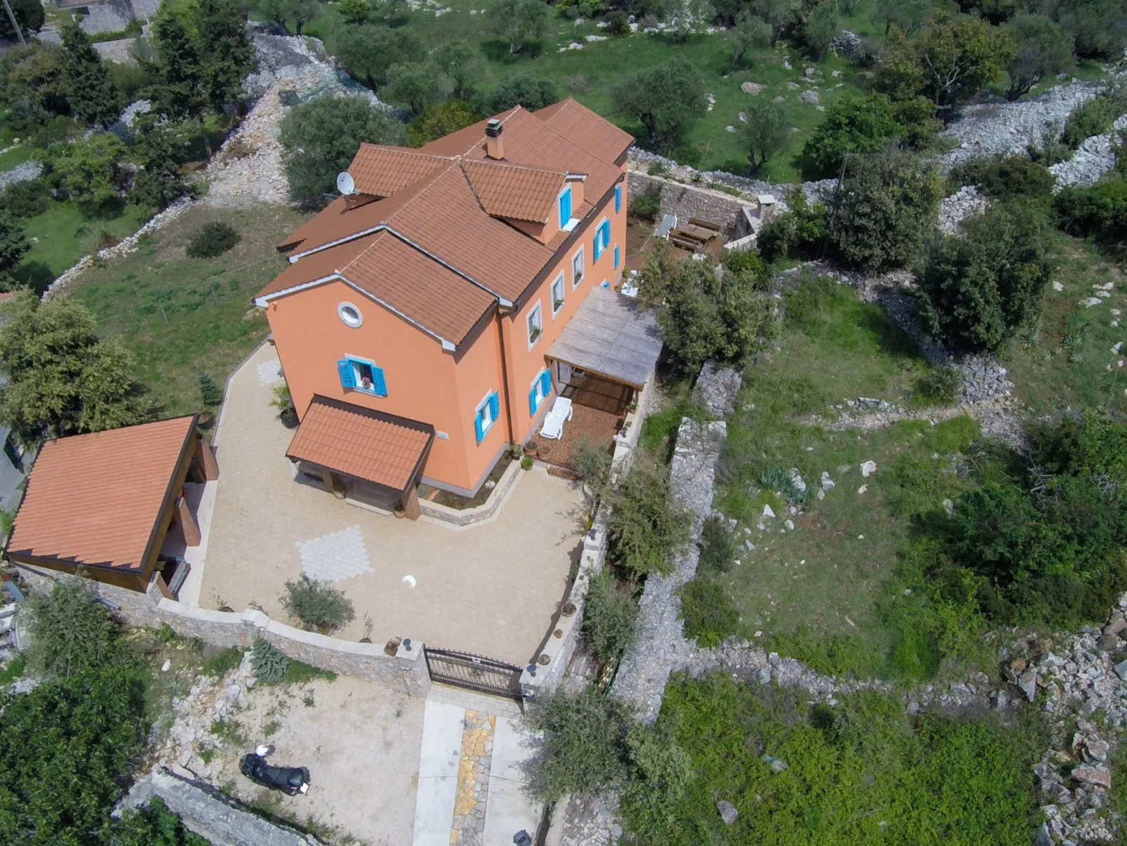 Für 2 Personen ca. 40 m&sup2; in Veli Lošinj, Adriaküste Kroatien (Kroatische I-Binnen