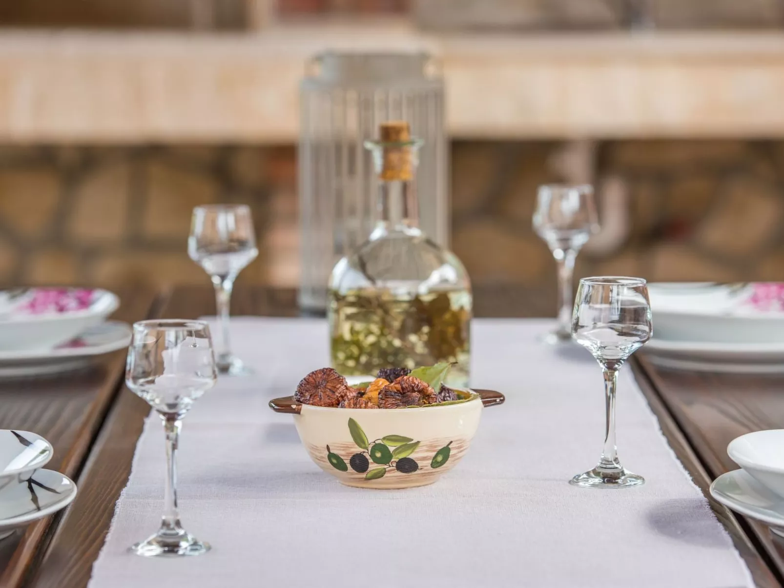 Appartement in Soline mit Großer Terrasse-Buiten