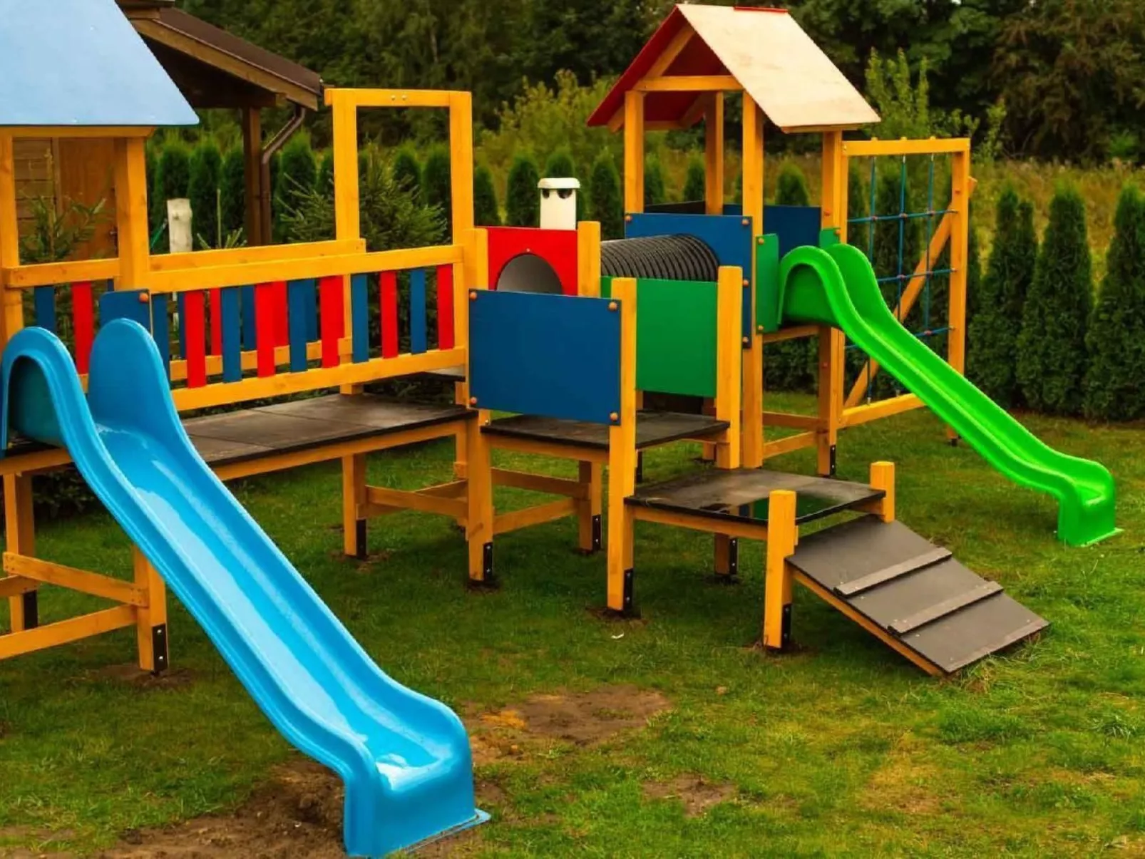 Gartenhaus mit Kamin-Buiten