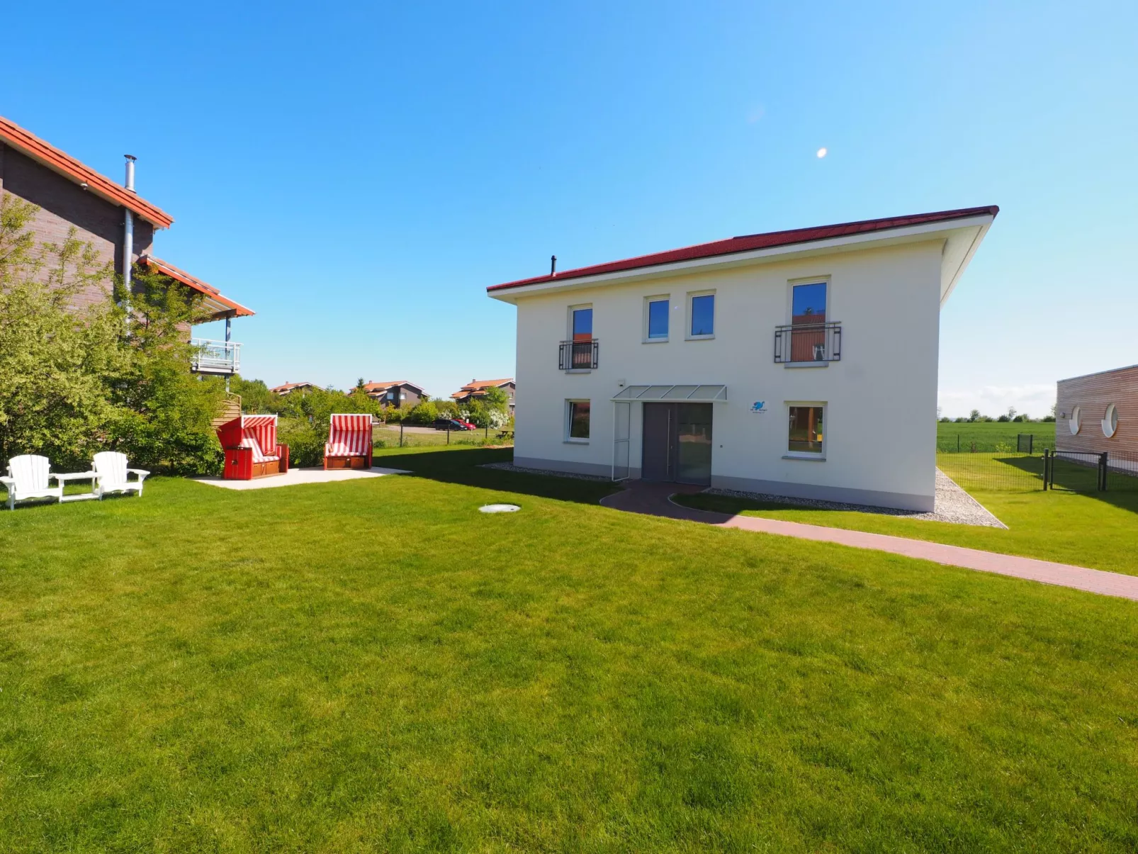 Ferienvilla in Hohenkirchen mit Privatem Pool Birdieweg 11a-Buiten