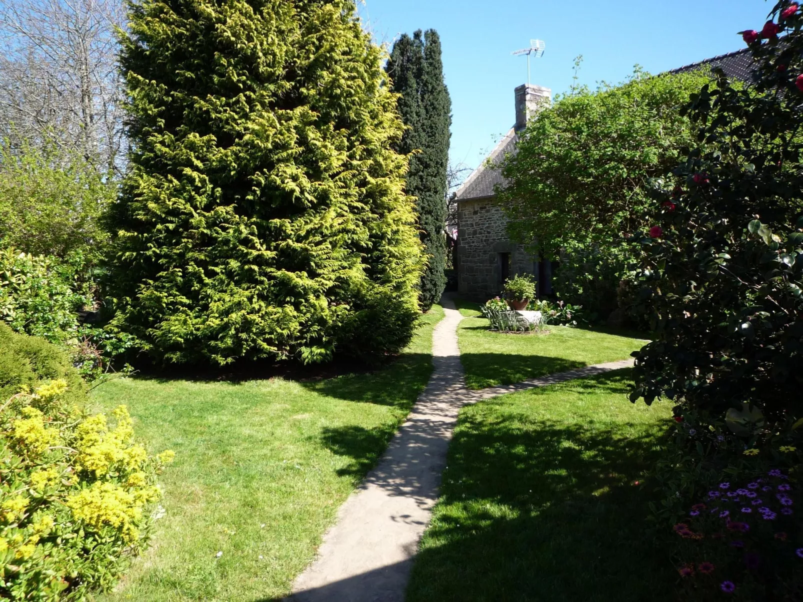 Eine kleine Oase der Ruhe am Meer-Buiten