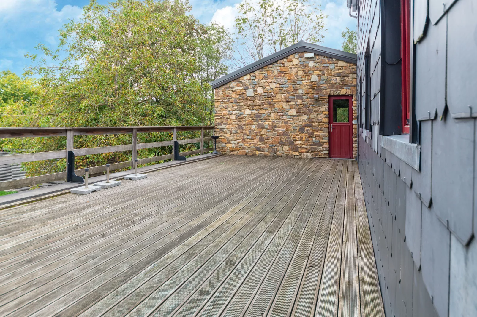 Magnifique habitation pour 16 personnes à Wanne-Terrasbalkon