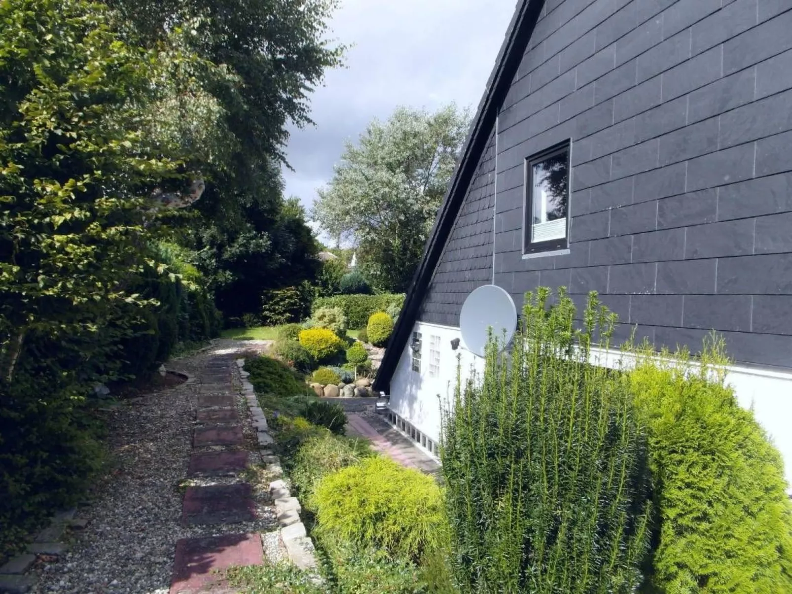 Urlaub am Meer im Ferienhaus mit Sauna-Buiten