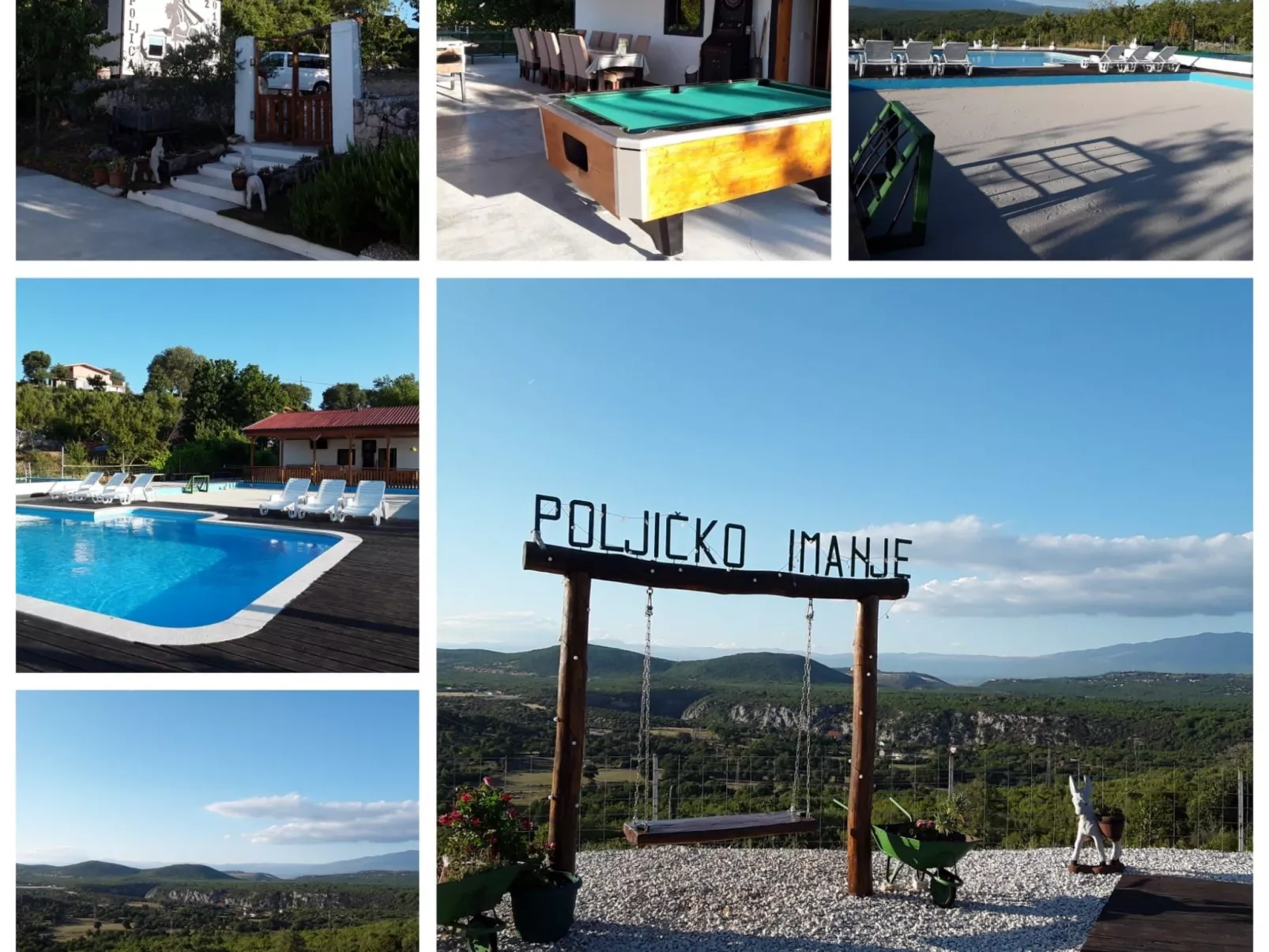 Anwesen "Poljicko imanje" mit eigenem Pool-Buiten