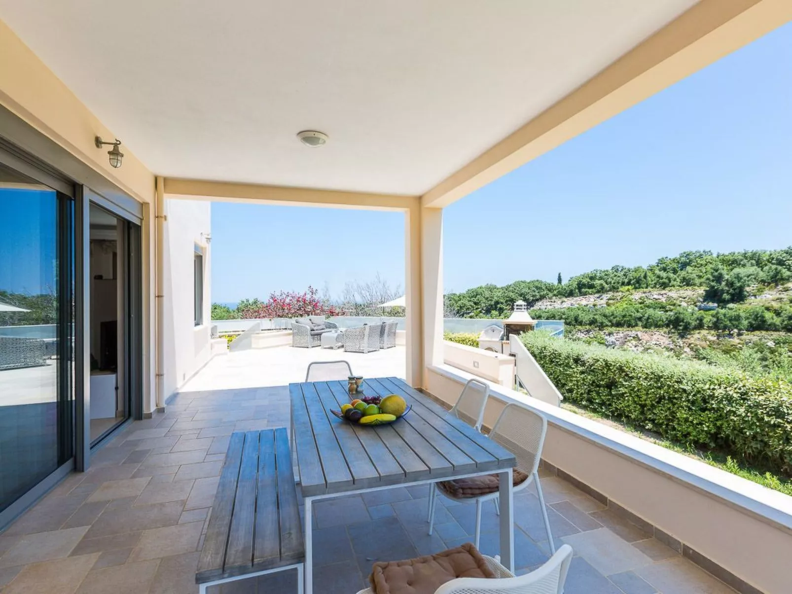 Deluxe Villa Ianthos - Whirlpool im Freien, Kinderpool-Buiten