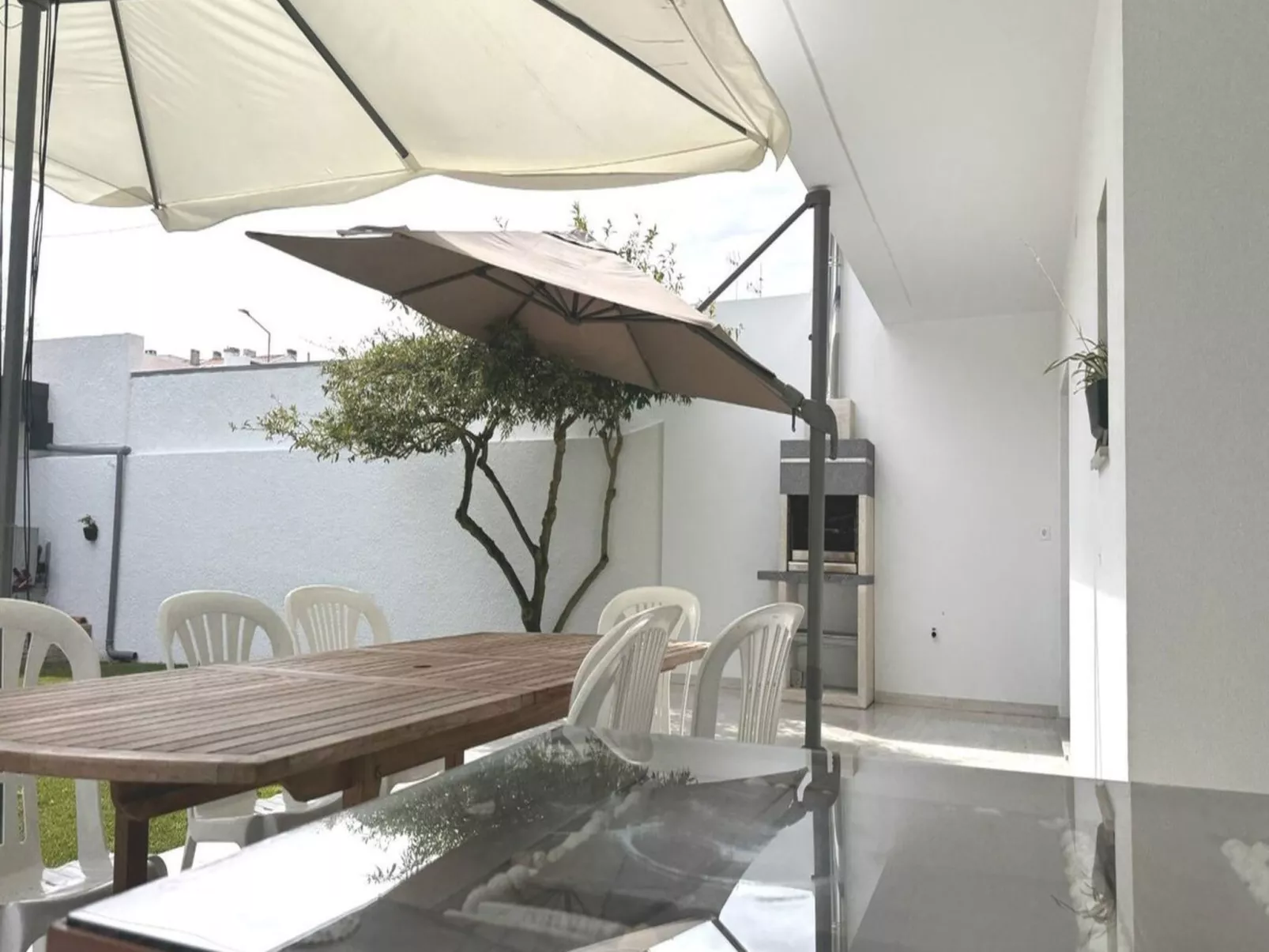 Strandhaus -Salzwasserpool, Geheizt Bedeckt-Buiten