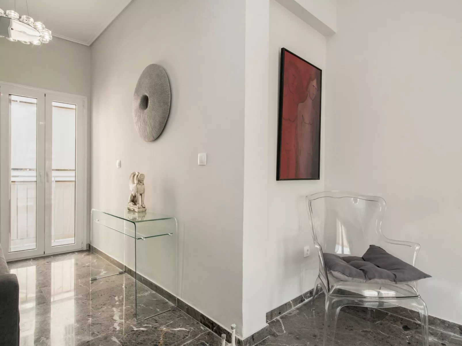 Athen von unserem Haus aus, wenige Schritte von der Akropolis entfernt-Binnen