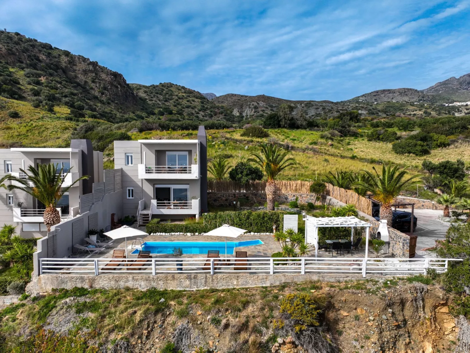 "Villa Chryssa" direkt am Strand-Buiten