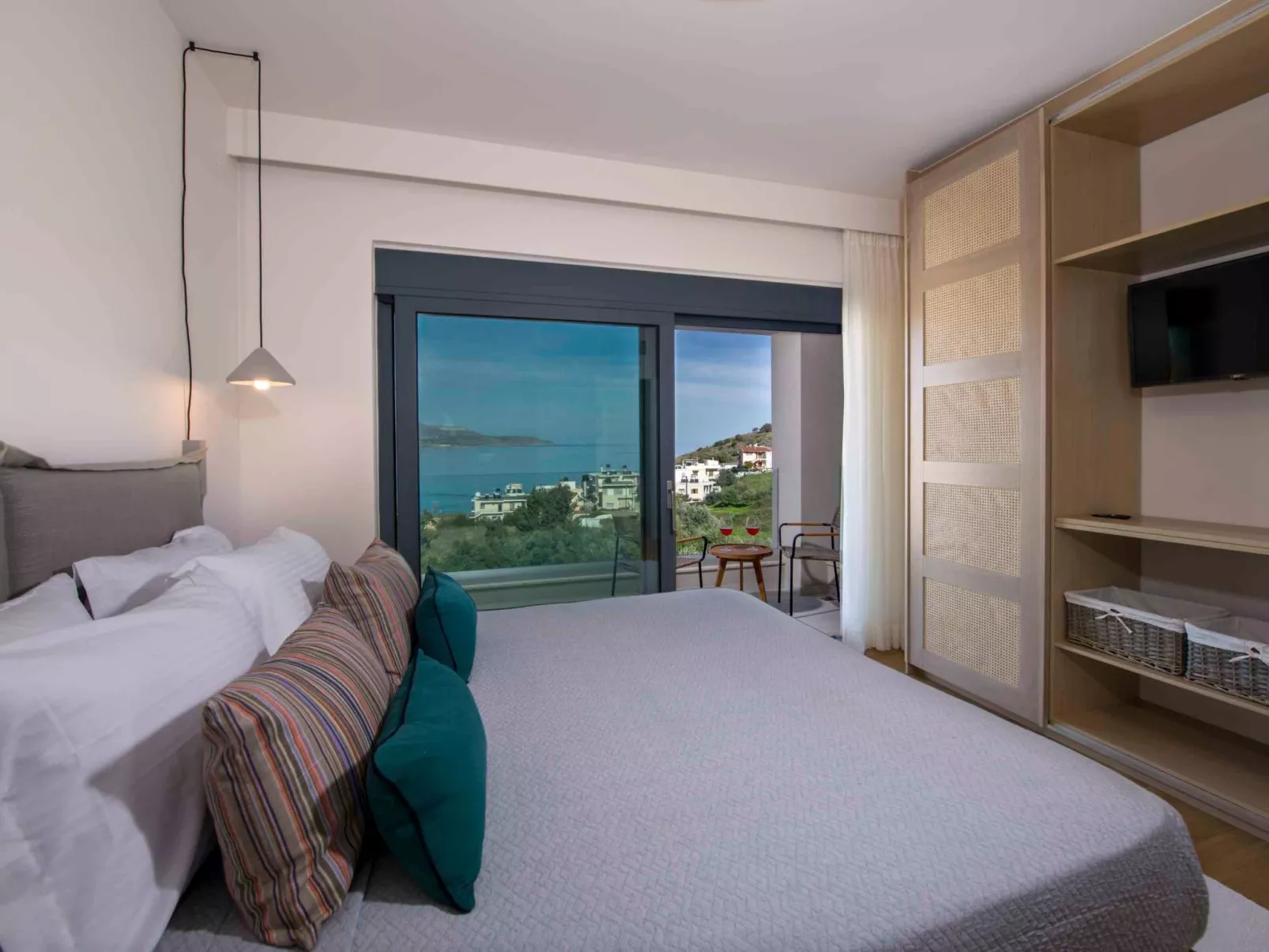 Kalyves Royal Villa-''Gratis''beheizter Pool, Fitnessraum, Meerblick-Binnen