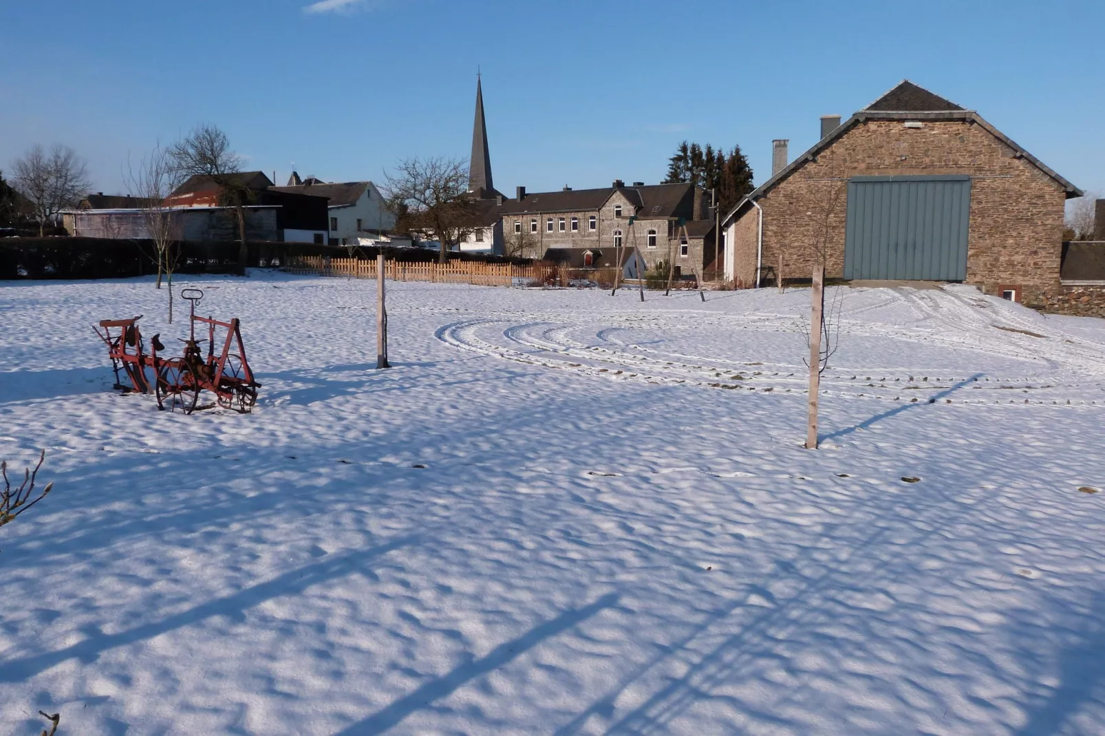 Gîte du Rancourt-Tuin winter