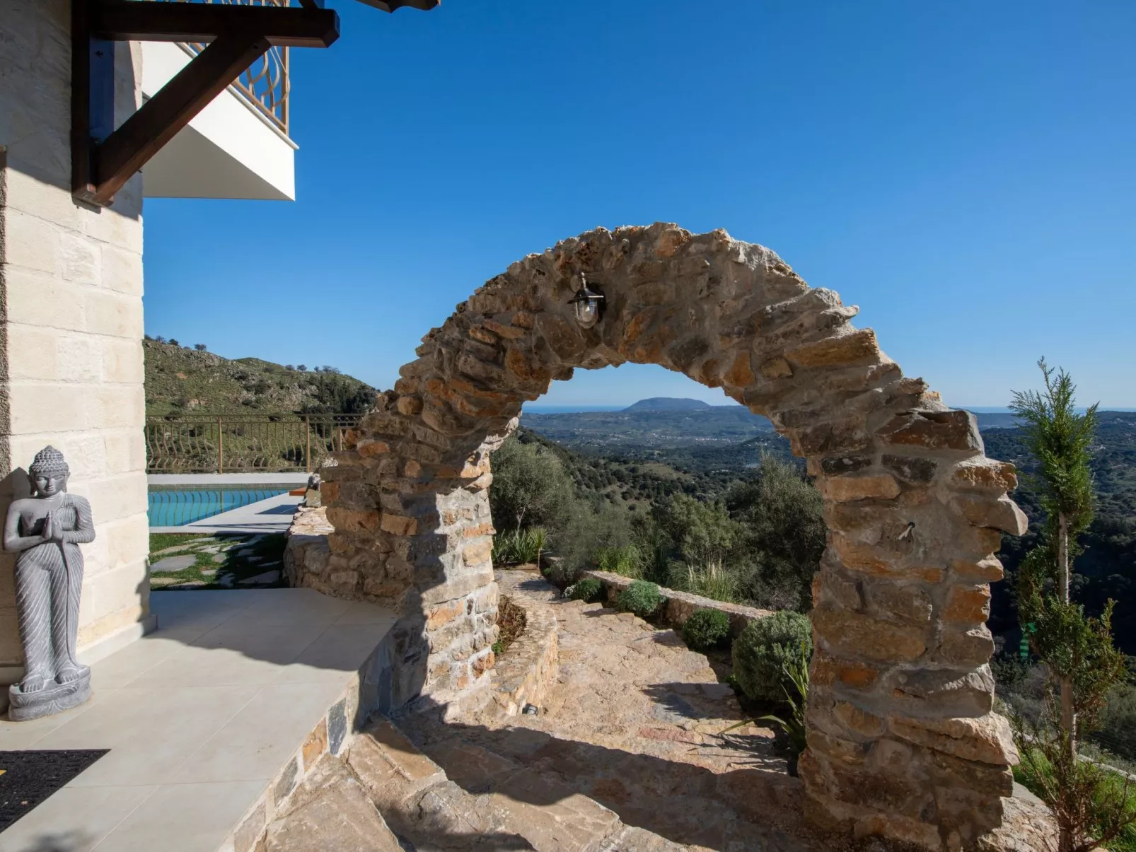 Geroulios Kastro Villa II"Free"Beheizter Pool, Whirlpool-Buiten