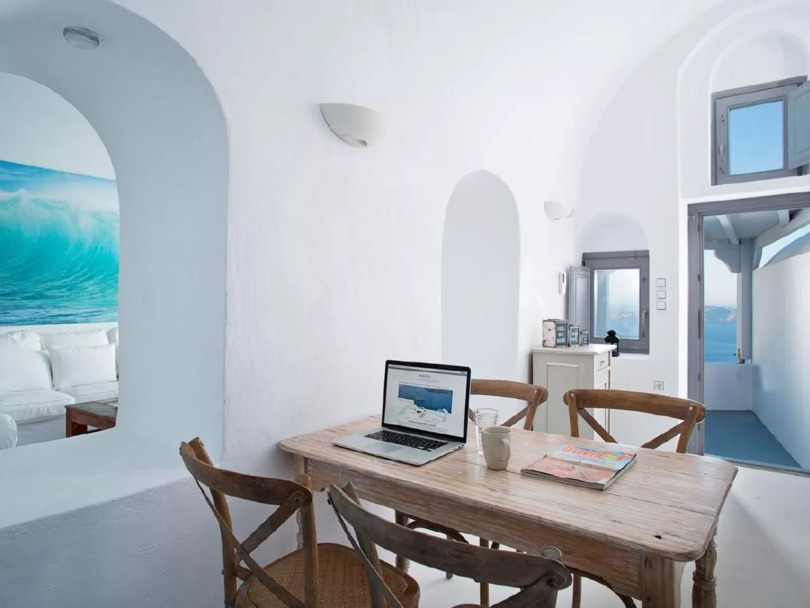 Stilvolle Villa mit Pool und herrlichem Meerblick-Binnen