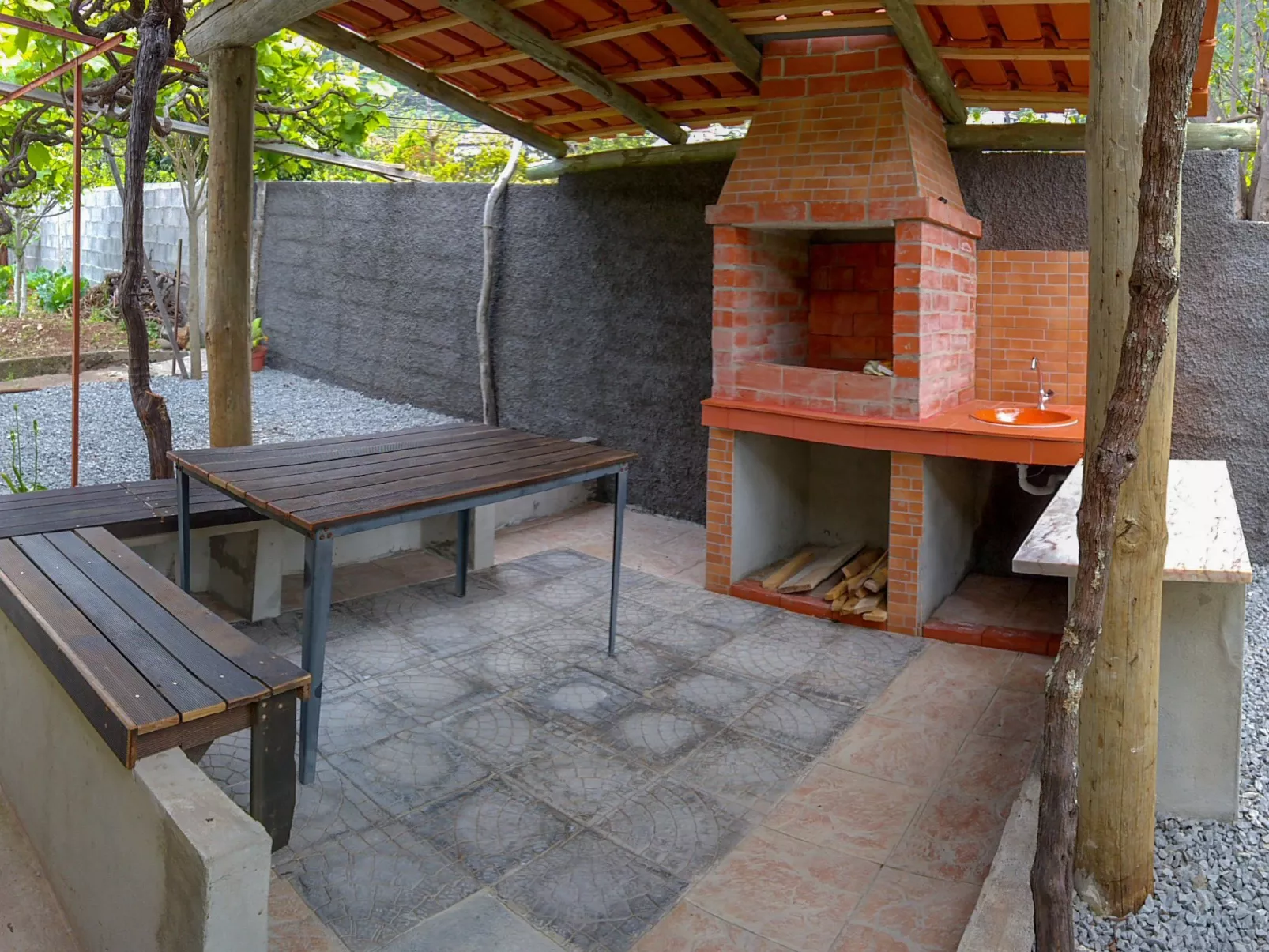 Typische Bauernhof-Wohnung-Buiten