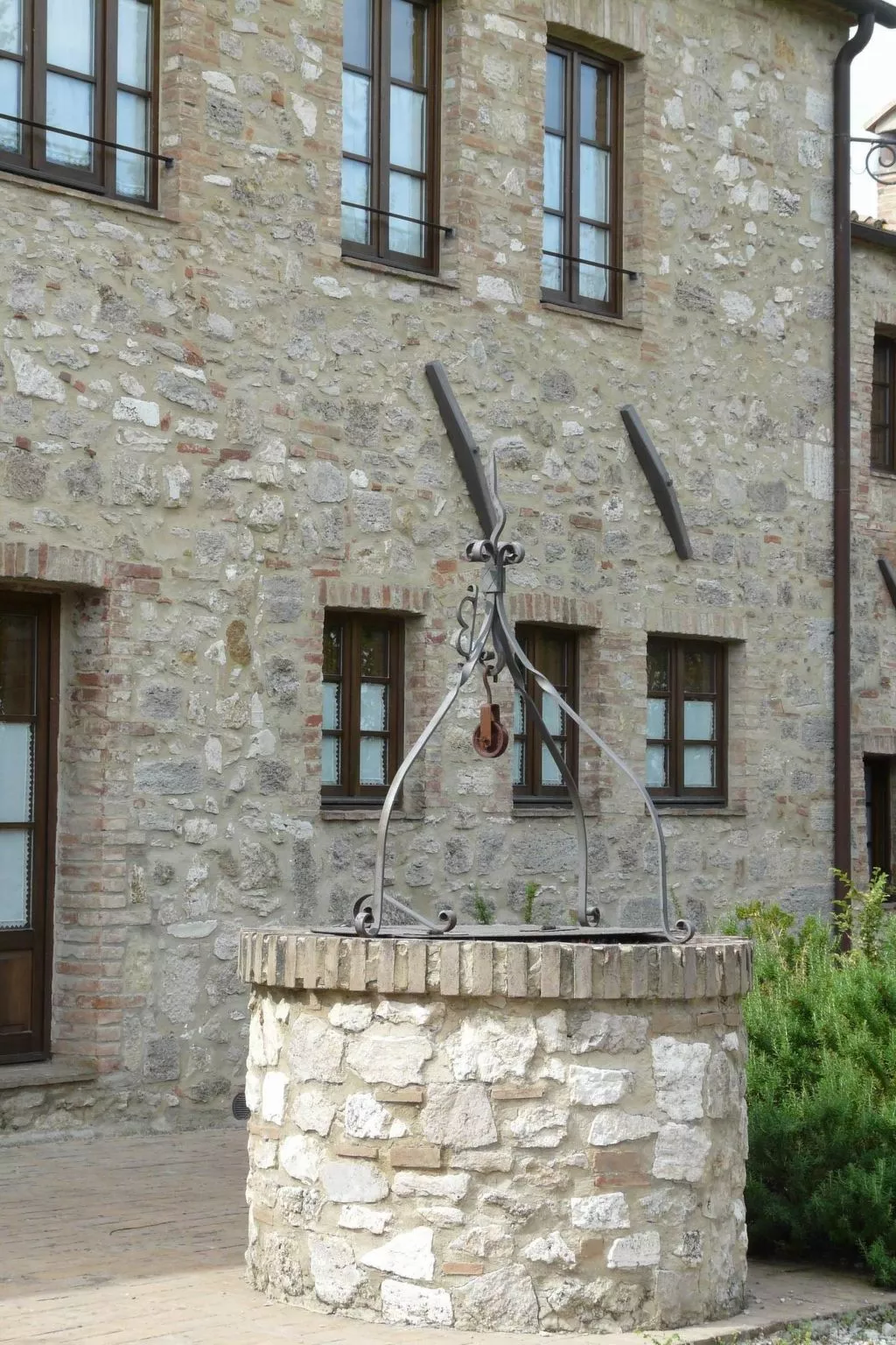 Beccanella' Wohnung mit Gemeinschaftspool-Buiten