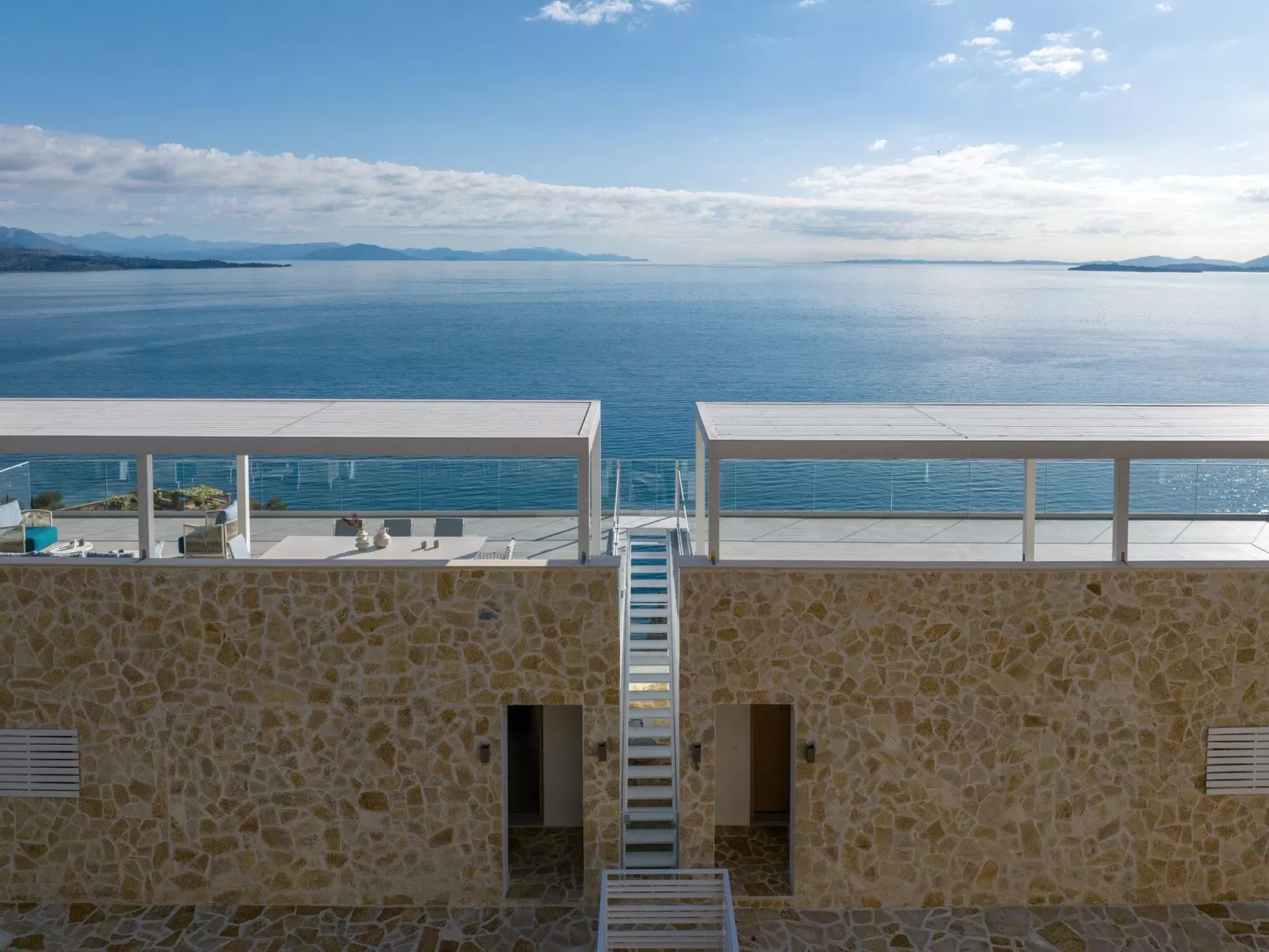 Luxuriöse Wohnung mit Meerblick Stoa Serenity-Binnen