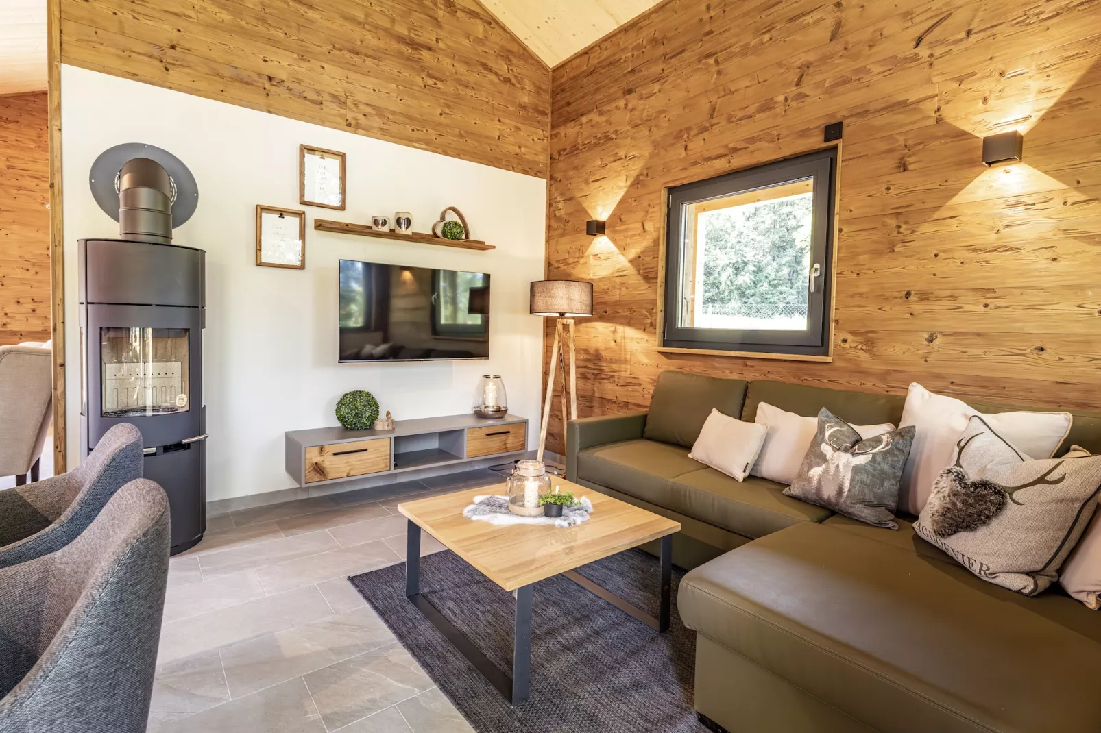 Chalet Bungalow-Woonkamer