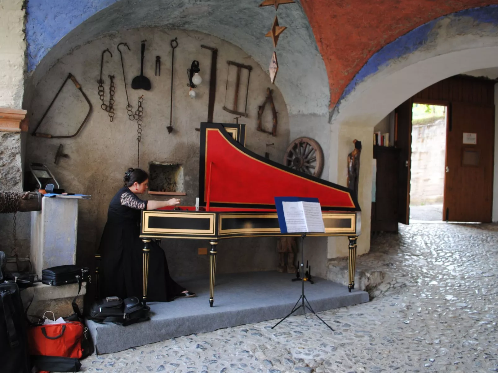 Open Space Penthouse im Schloss mit Seeblick-Buiten