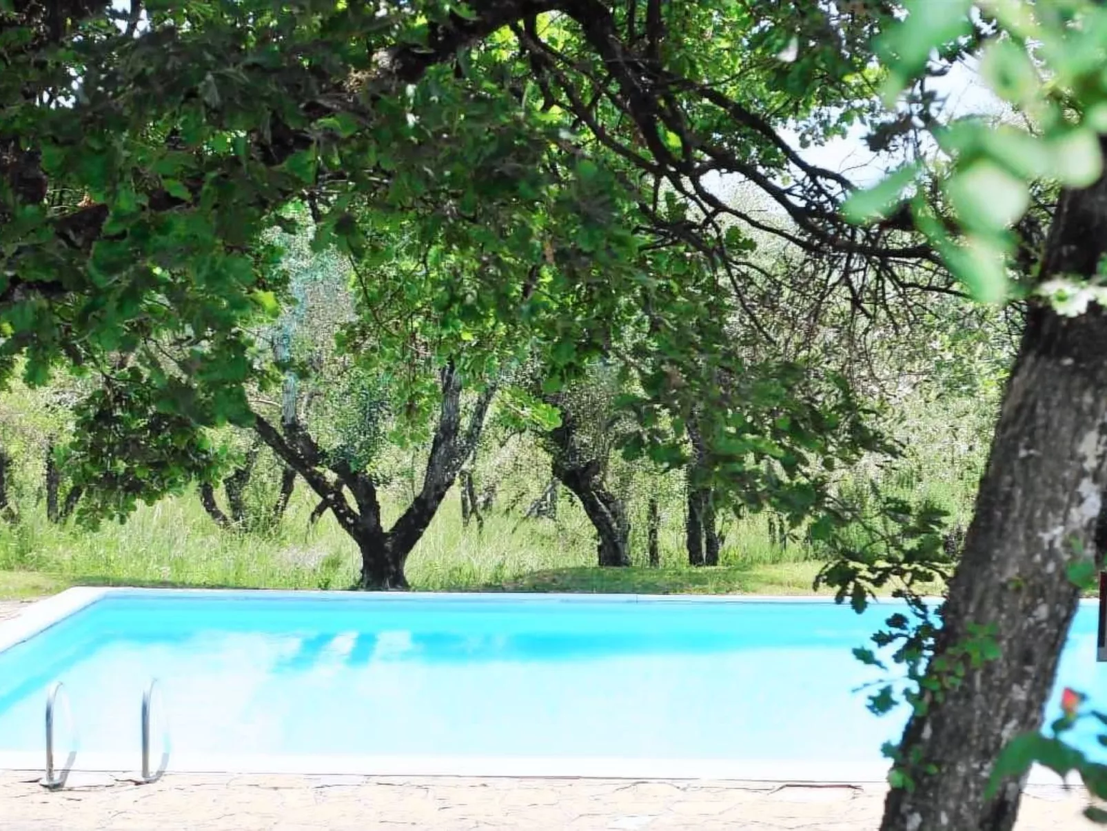 Landgut "Biancospino" mit Gemeinschaftspool-Buiten