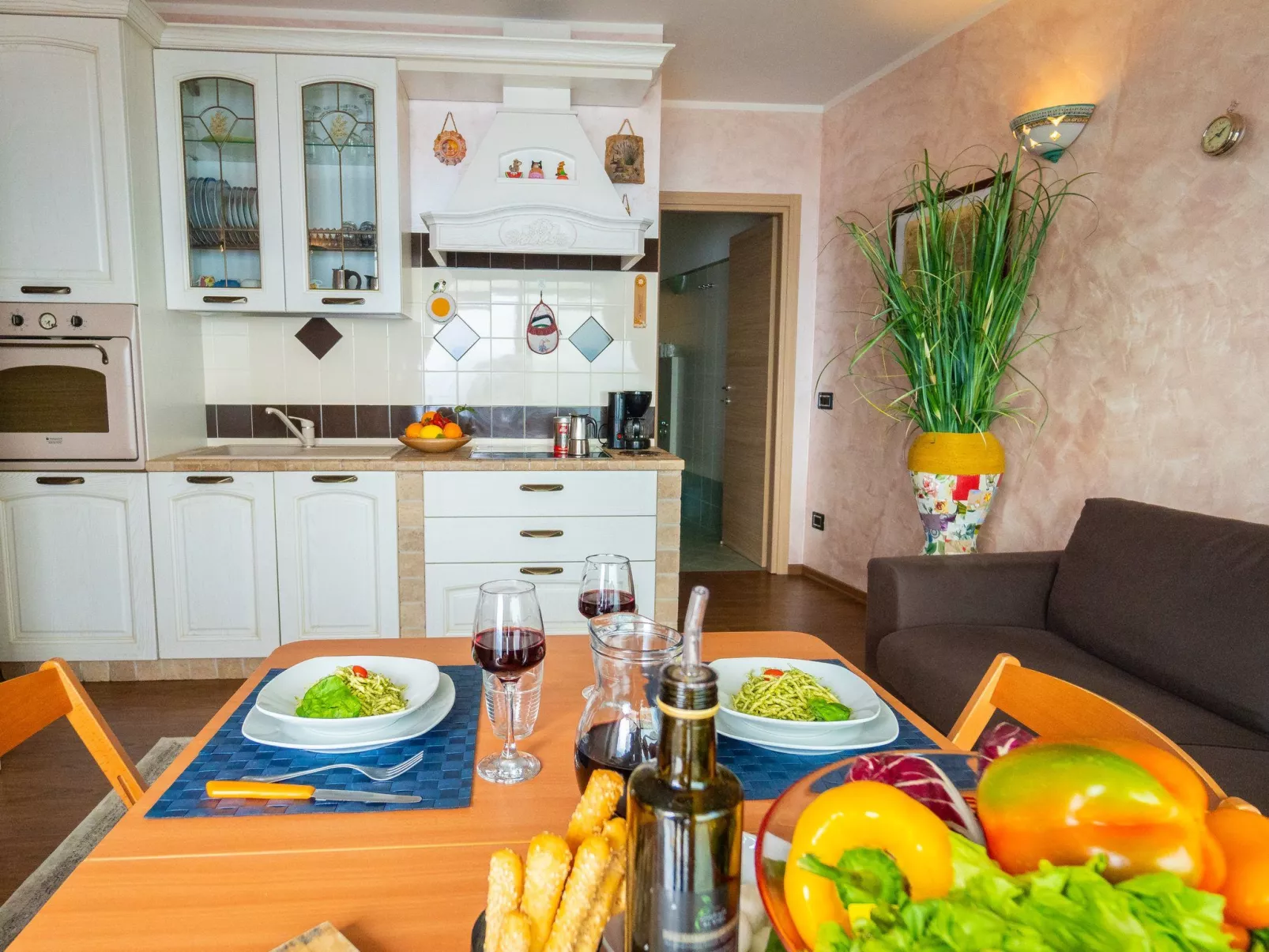 Mantegna - garten mit seeblick und schwimmbad-Binnen