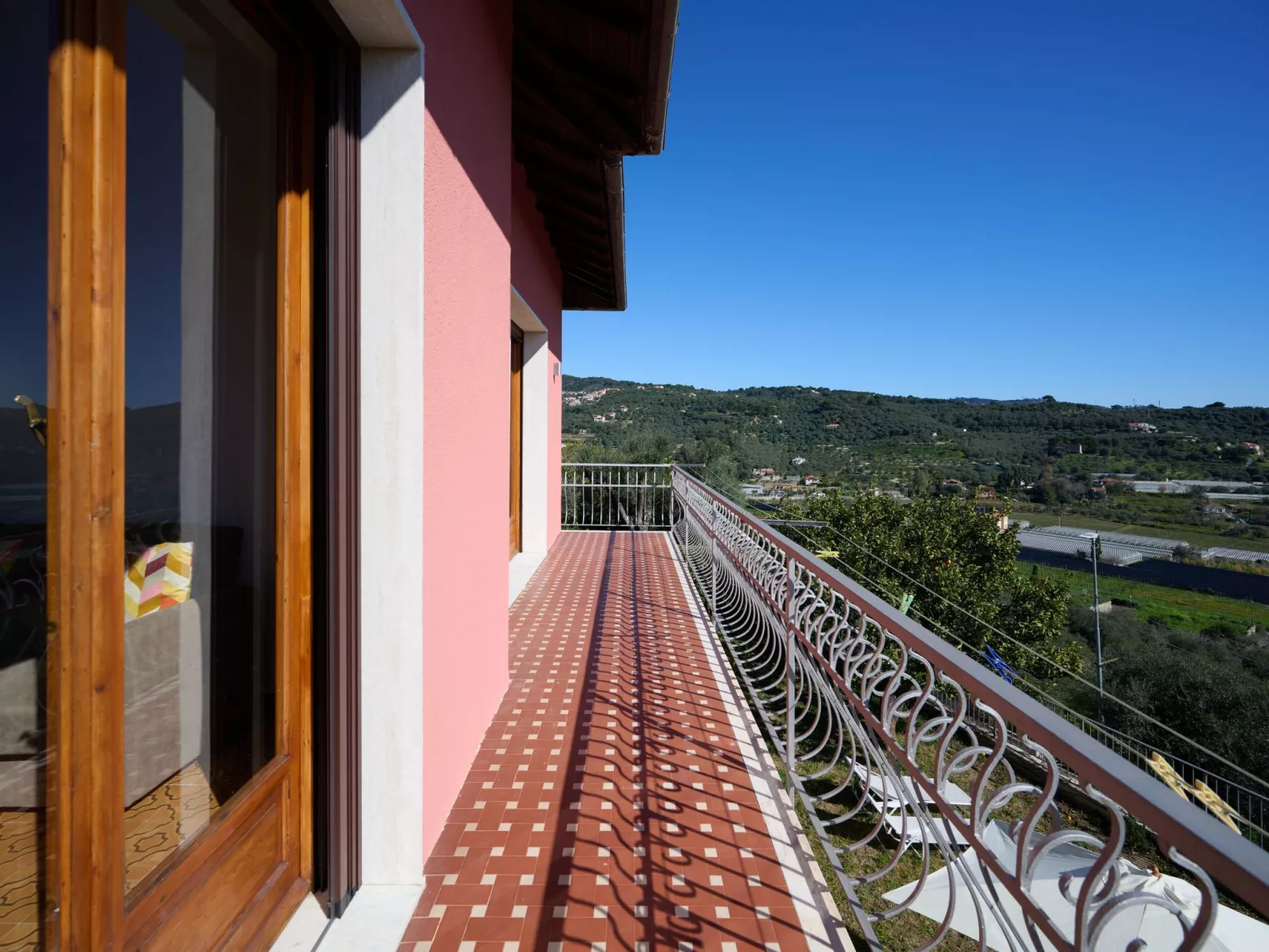 Villa Camilla Wohnung Terrasse-Buiten