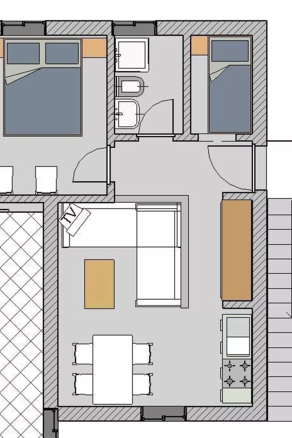 In einer Villa mit Garten und Blick auf den Gardasee-Binnen