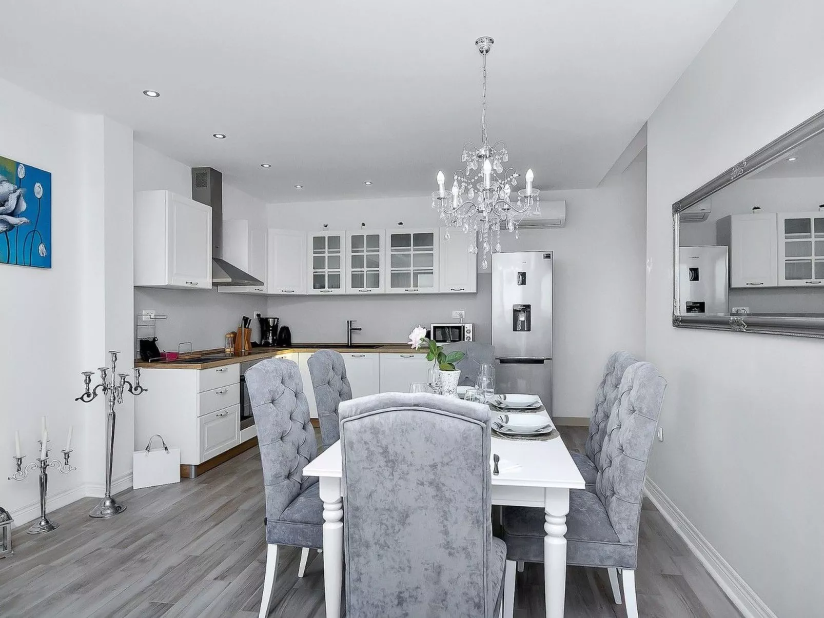 In Makarska mit Schöner Terrasse-Binnen