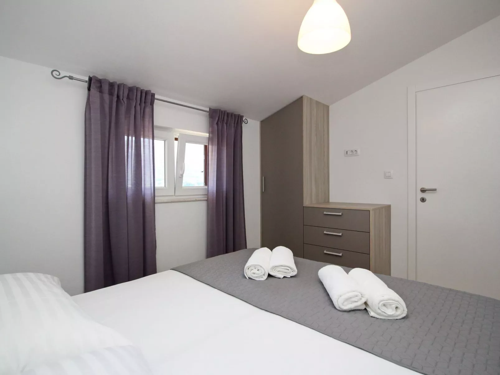 Charmantes Appartement in Baška mit Eigenem Balkon-Binnen