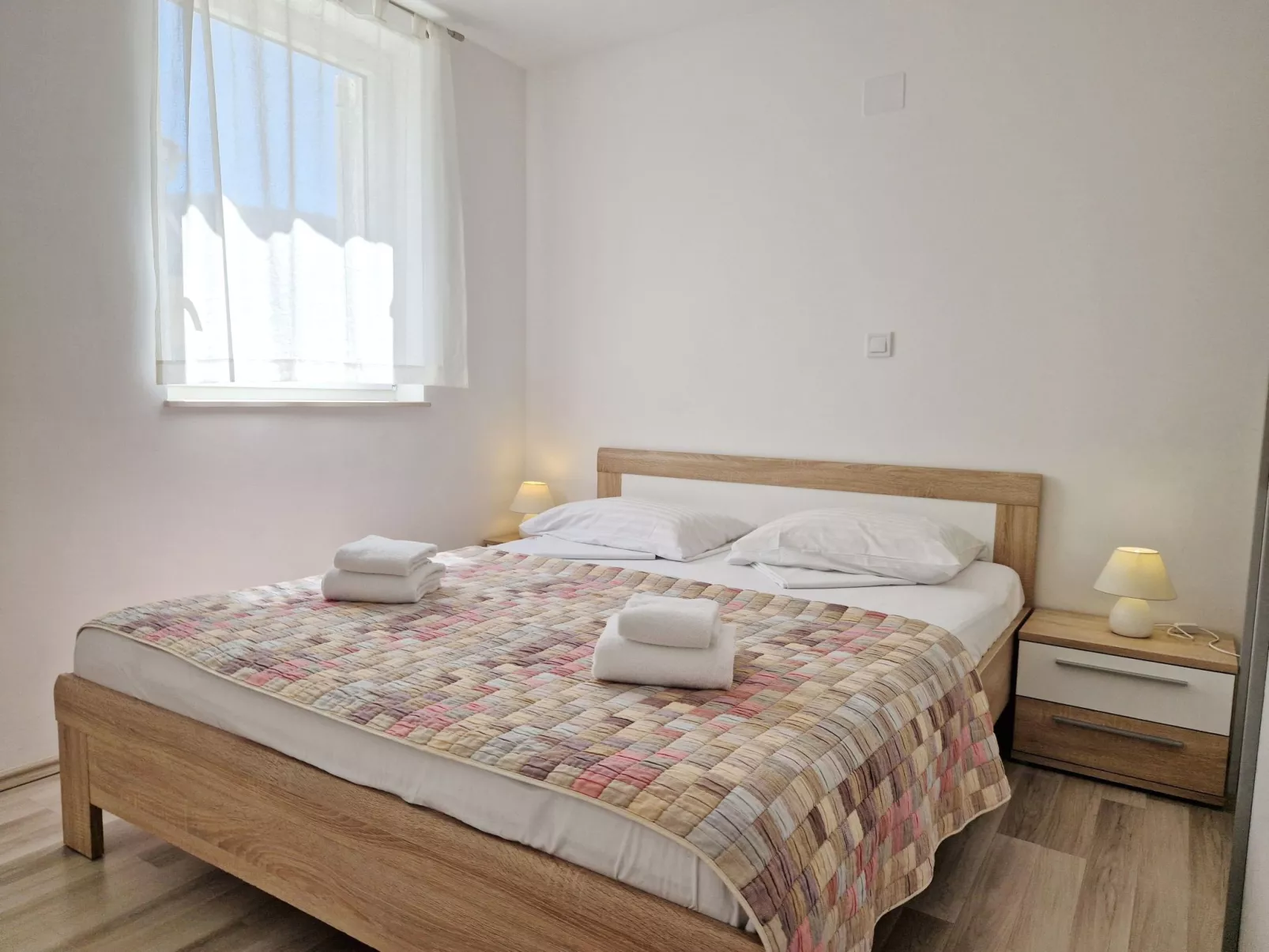 In Baška mit Eigenem Balkon-Binnen