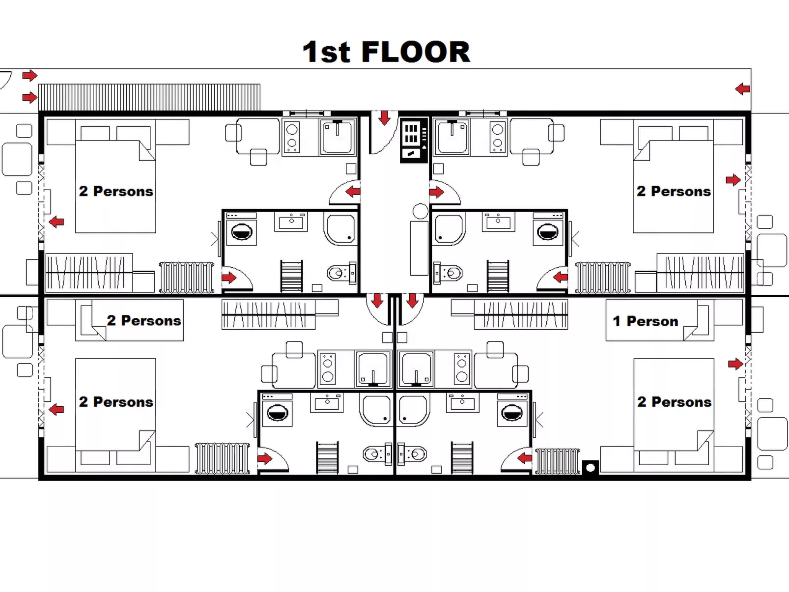 Studio für 2 Personen-Binnen