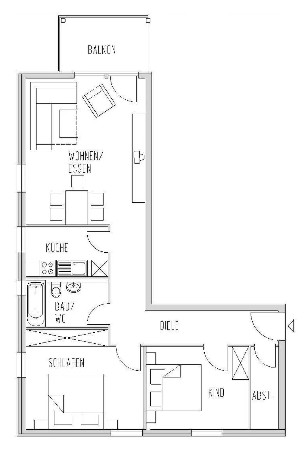 Jungbauernhof-Binnen