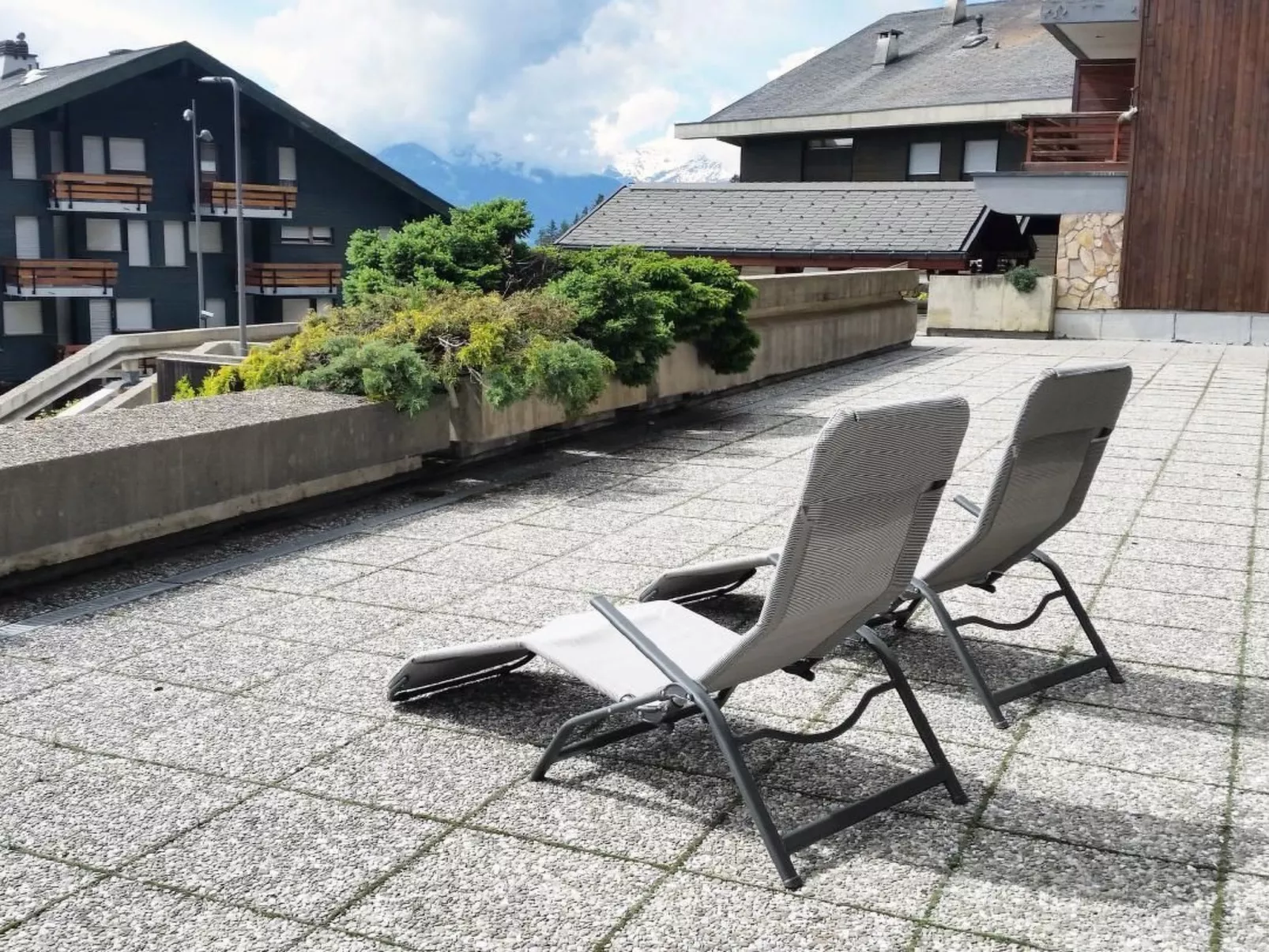 Ski-in Wohnung in Anzere mit Parkplatz-Buiten