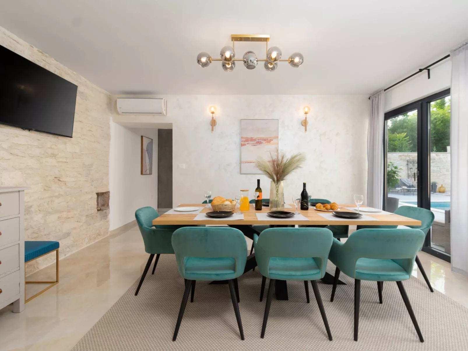 Designer Villa Simone - Modern und Heritage Style-Binnen