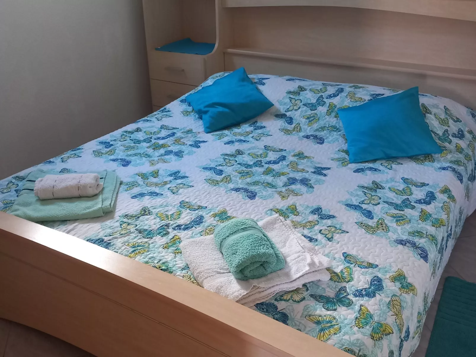 "Blue Apartment" am Strand-Binnen