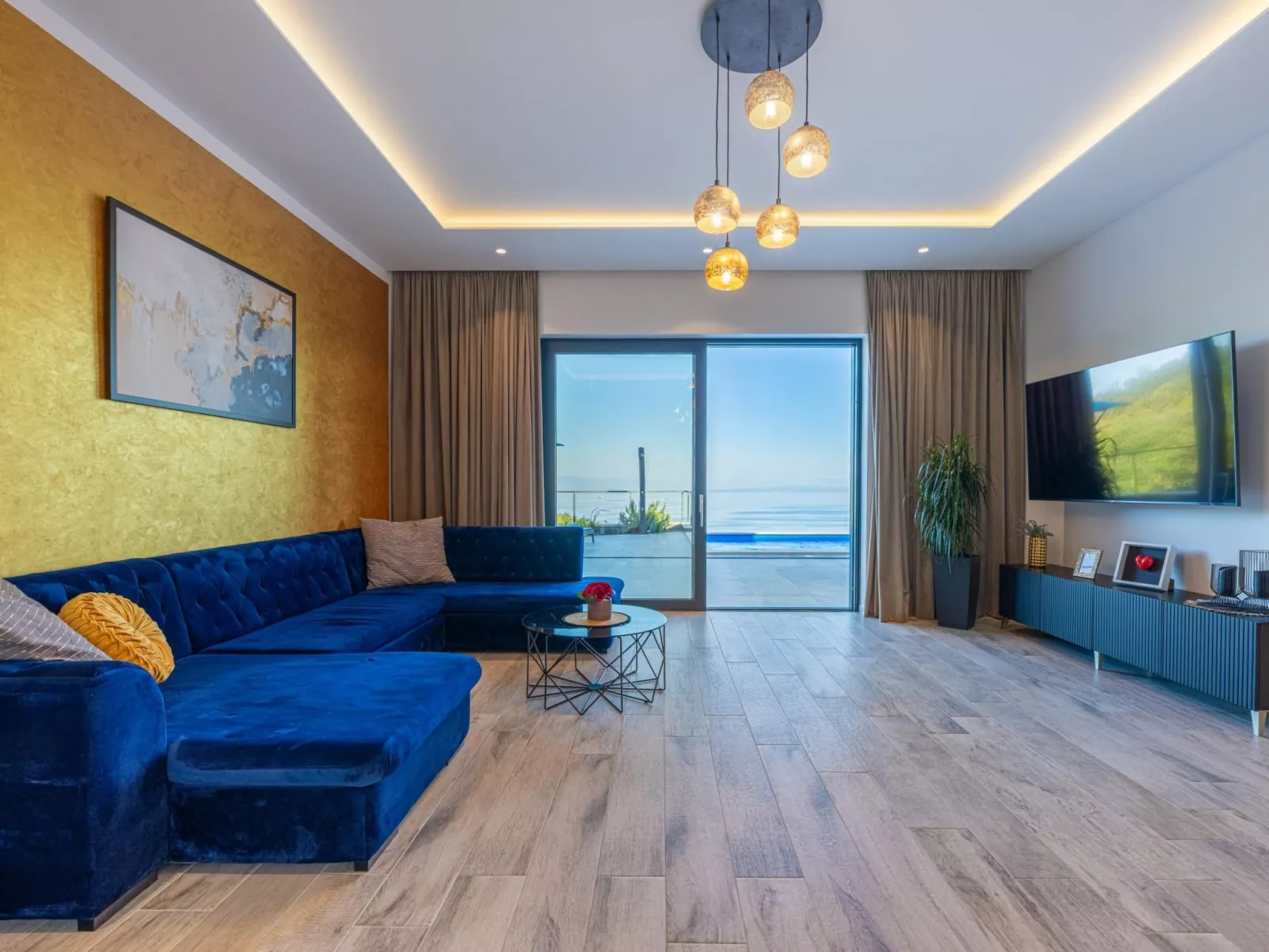 Schönes Ferienhaus Villa Ziganto-Binnen