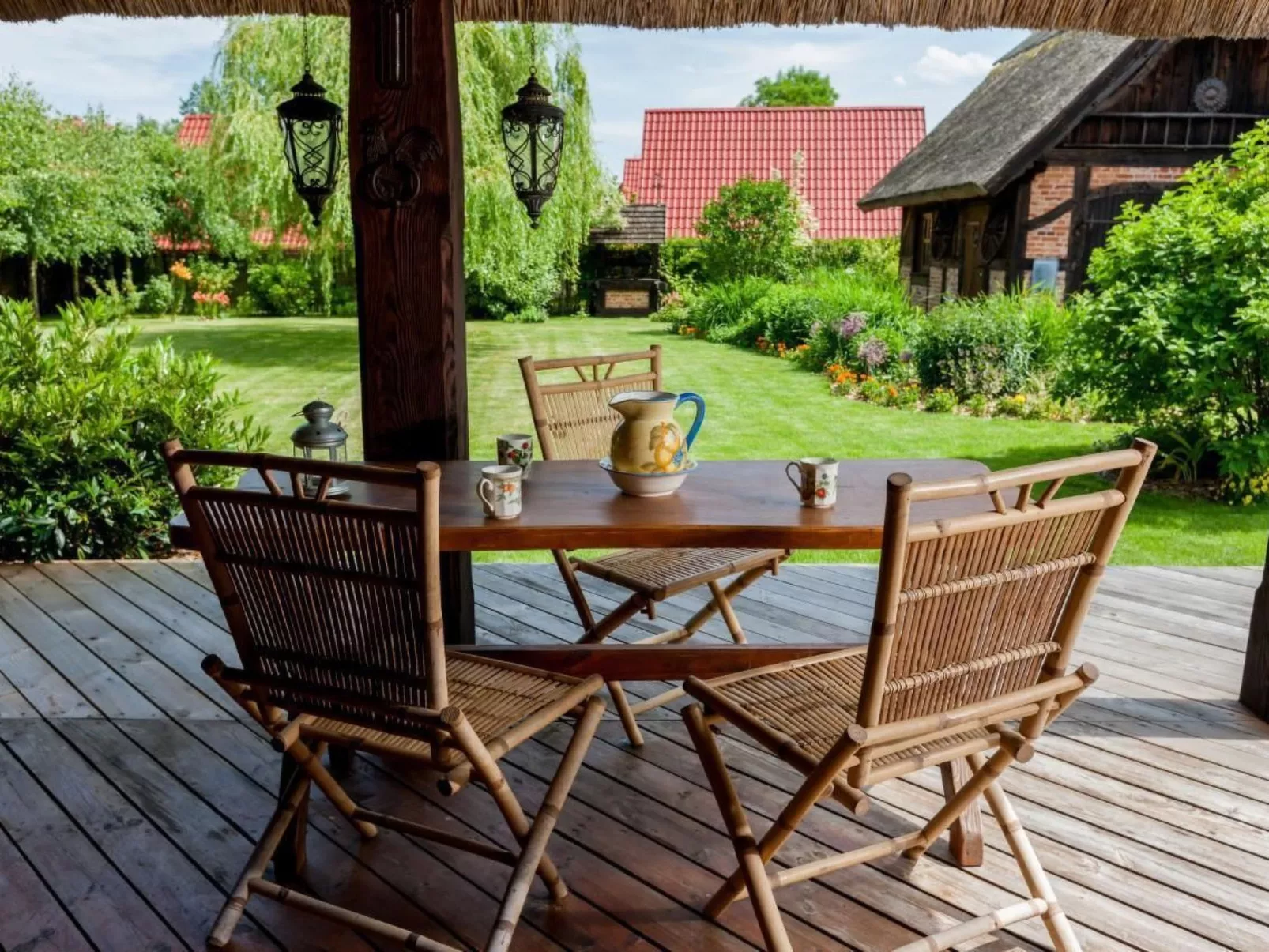 In Gąski mit Gepflegtem Garten-Binnen