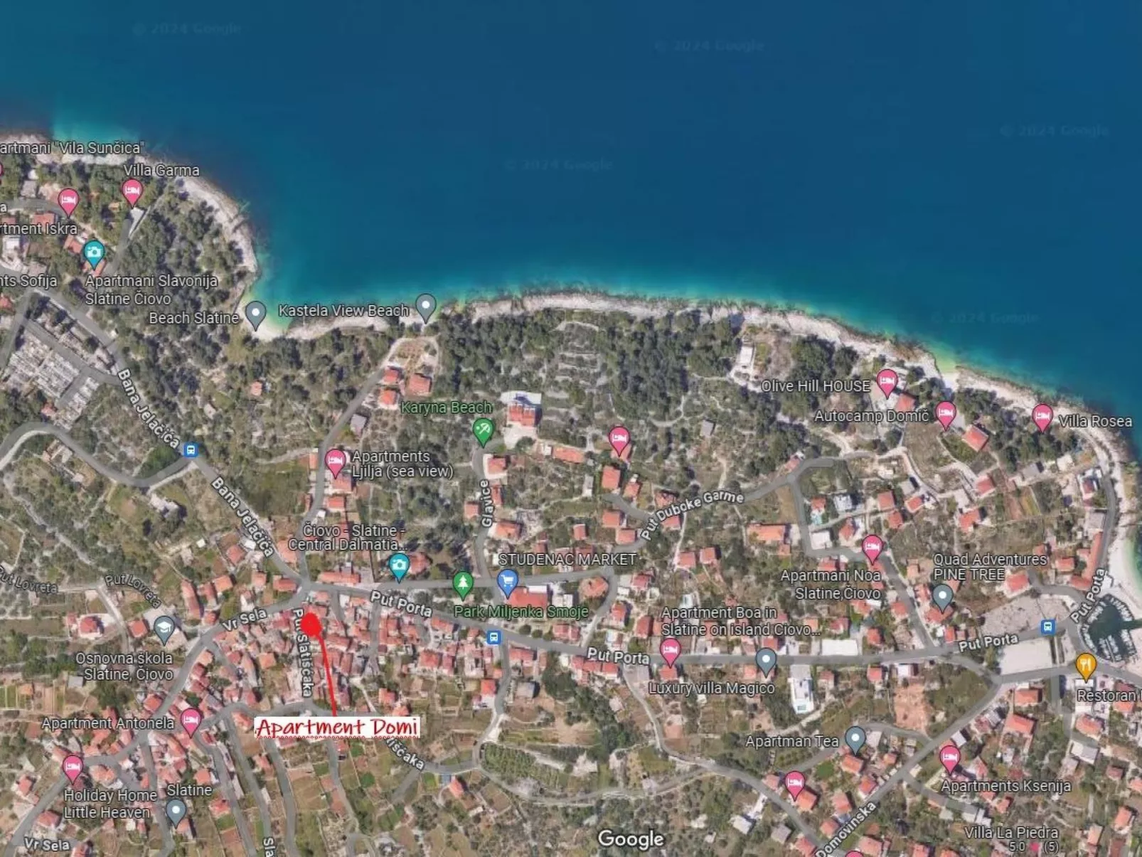 Duplex Wohnung Domi-Buiten