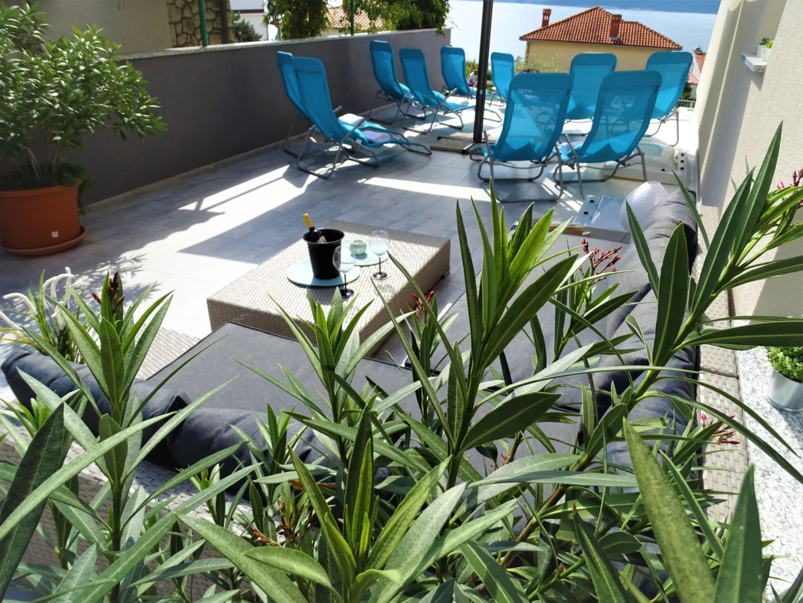 Wohnung "Veronique 4" mit Whirlpool-Buiten