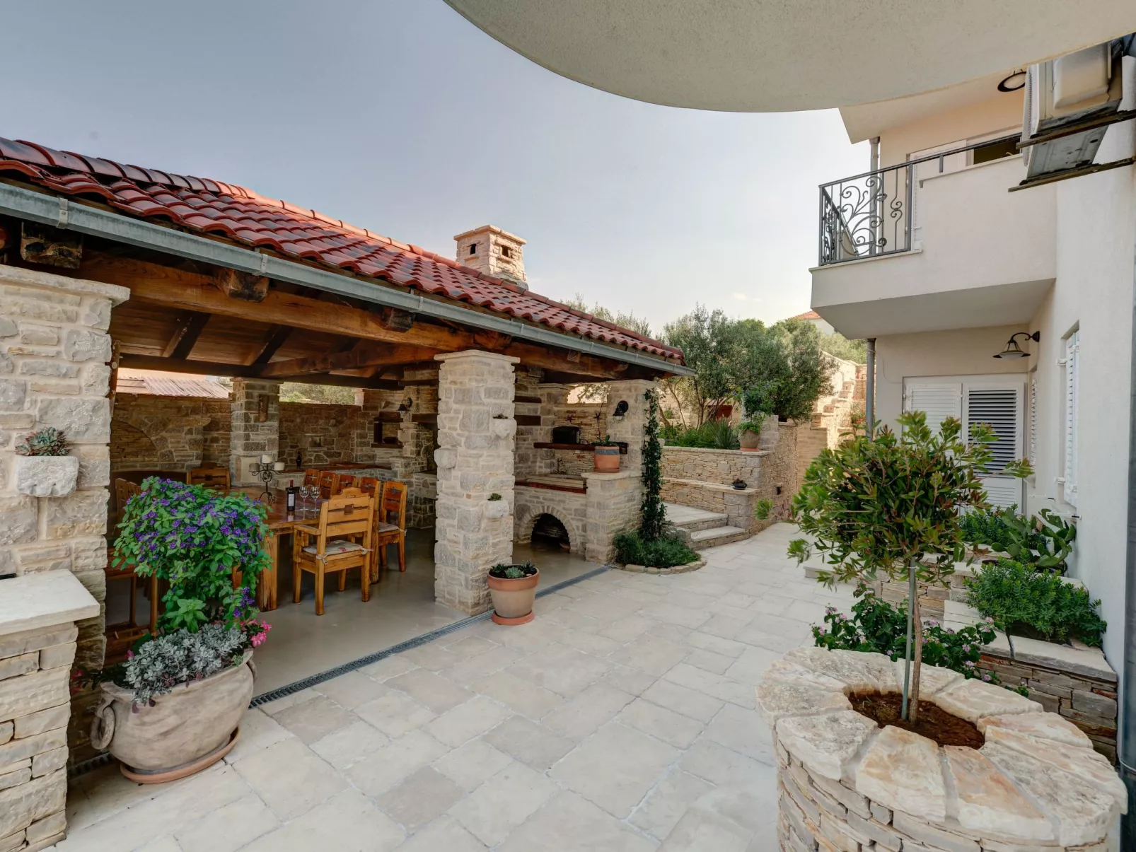 Wohnung für 2, Schwimmbad-Buiten