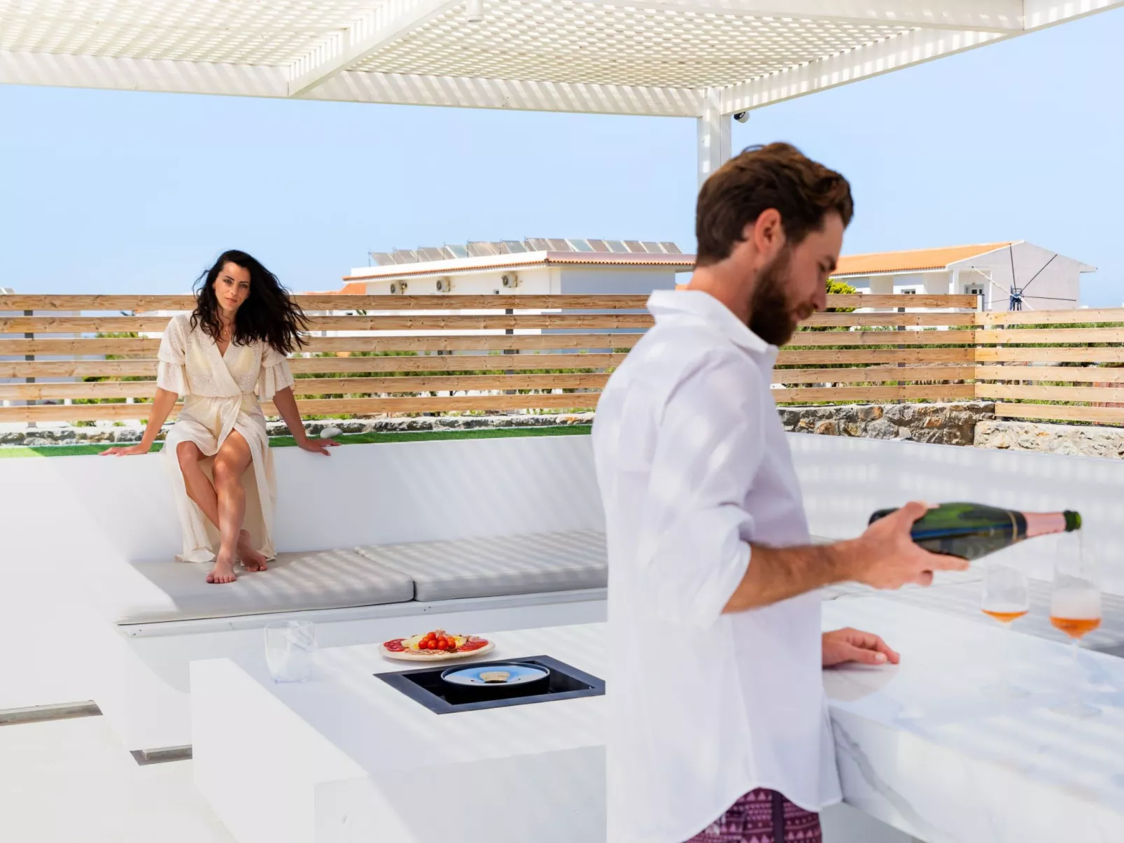 Sardines Luxury Villa 1 - Privater Pool und Garten-Buiten