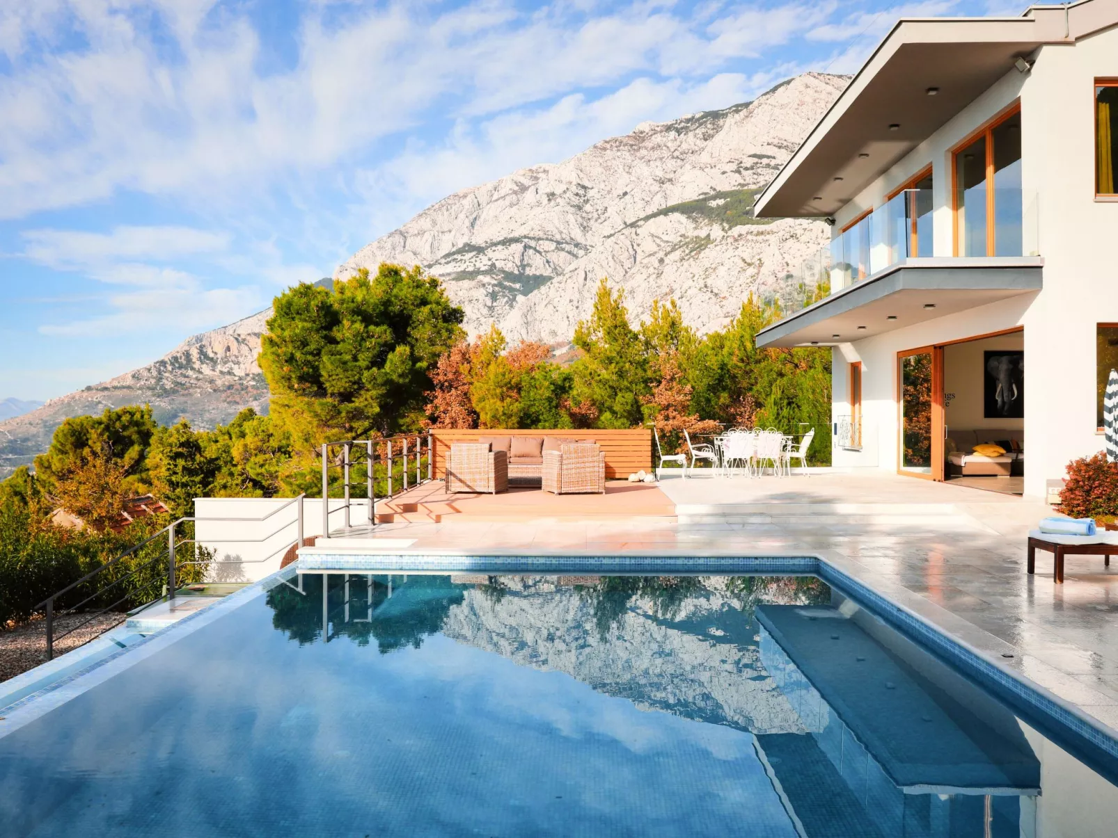 In Šimići mit Privatem Pool-Buiten