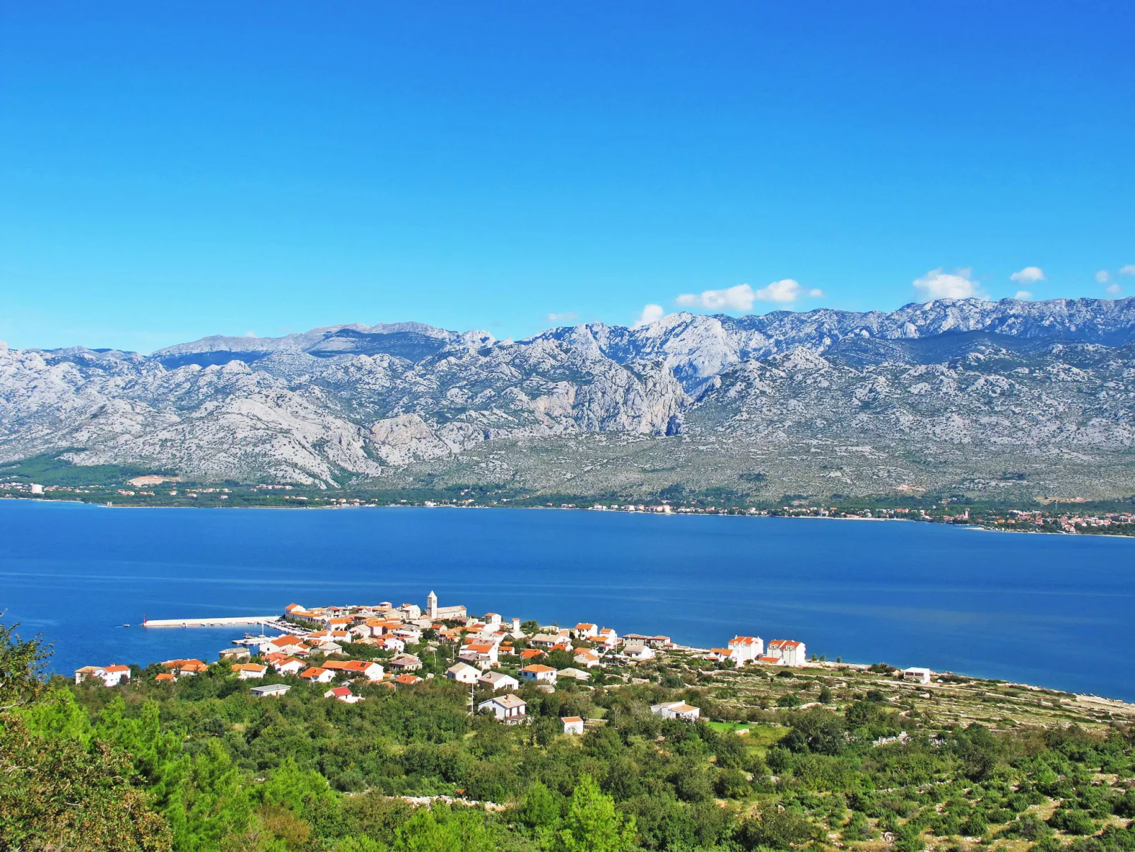 Appartement in Vinjerac mit Großer Terrasse-Omgeving