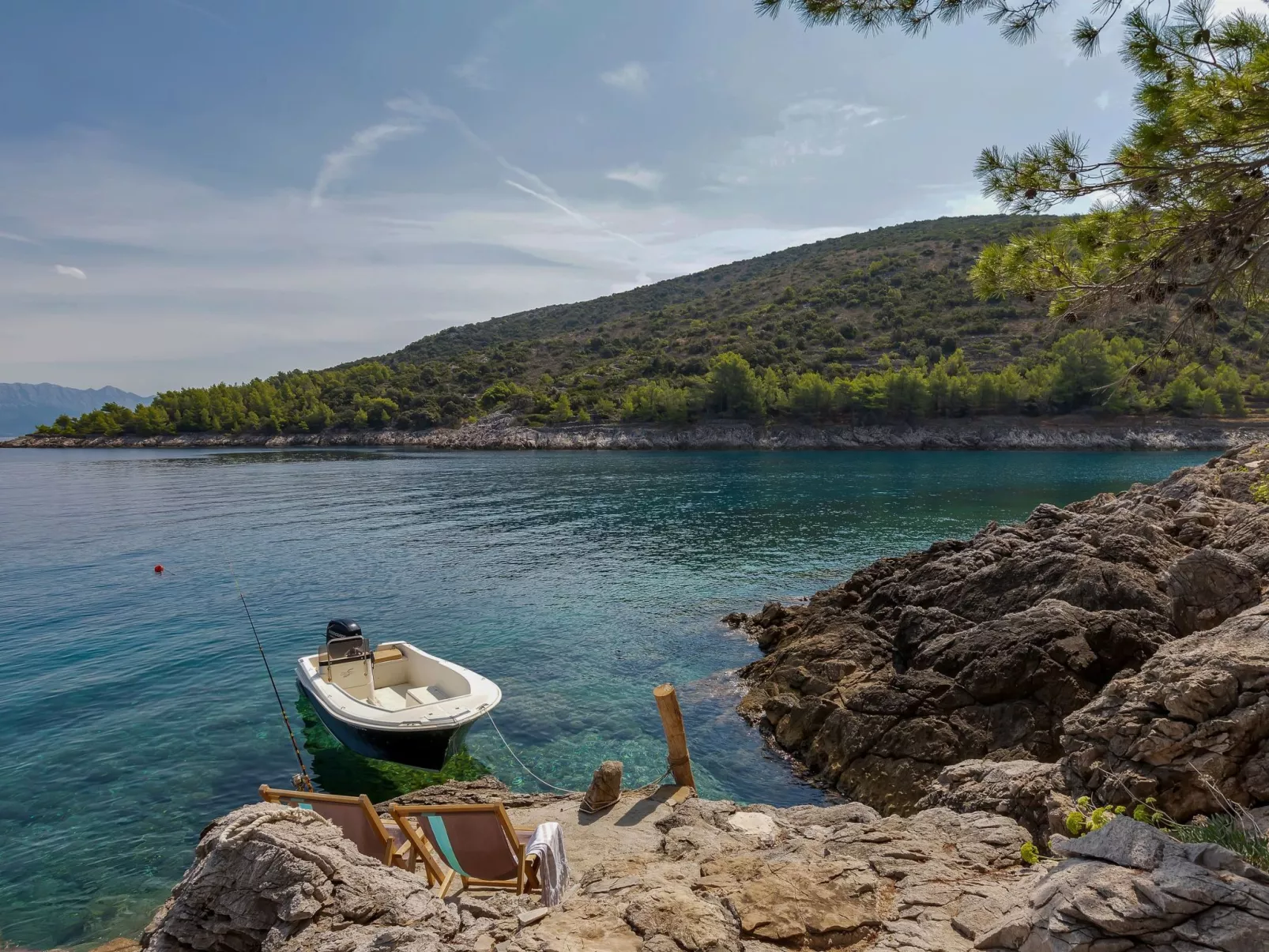Haus in Općina Sućuraj mit Grill und Terrasse-Buiten