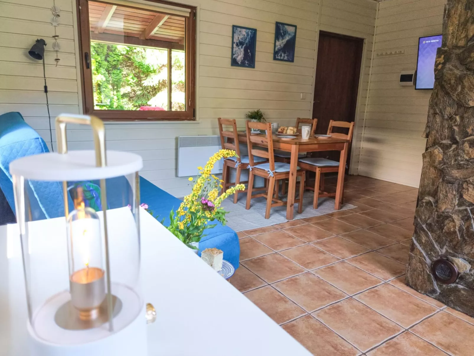 Modernes Ferienhaus in Kopalino mit Grill, Garten und Terrasse-Binnen