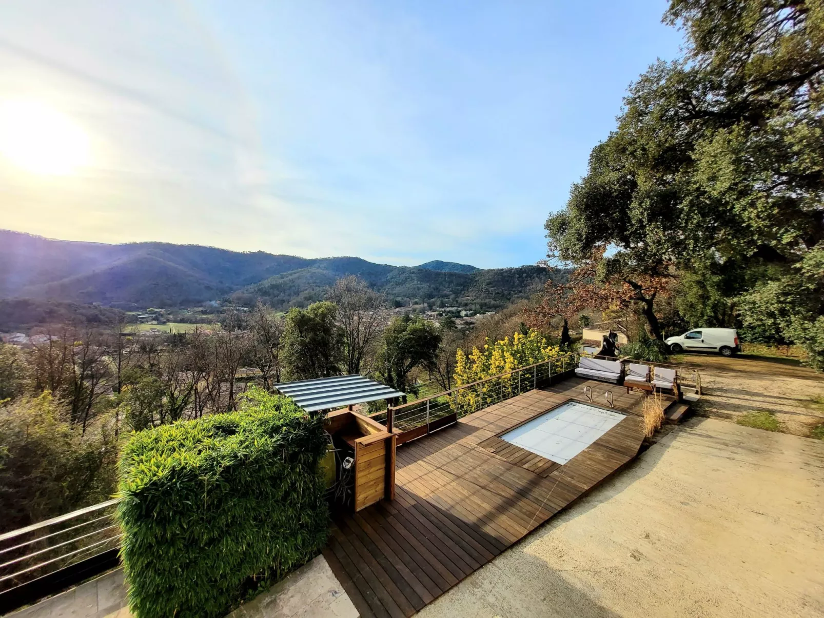 Haus Darshan Pool 10 Personen-Buiten