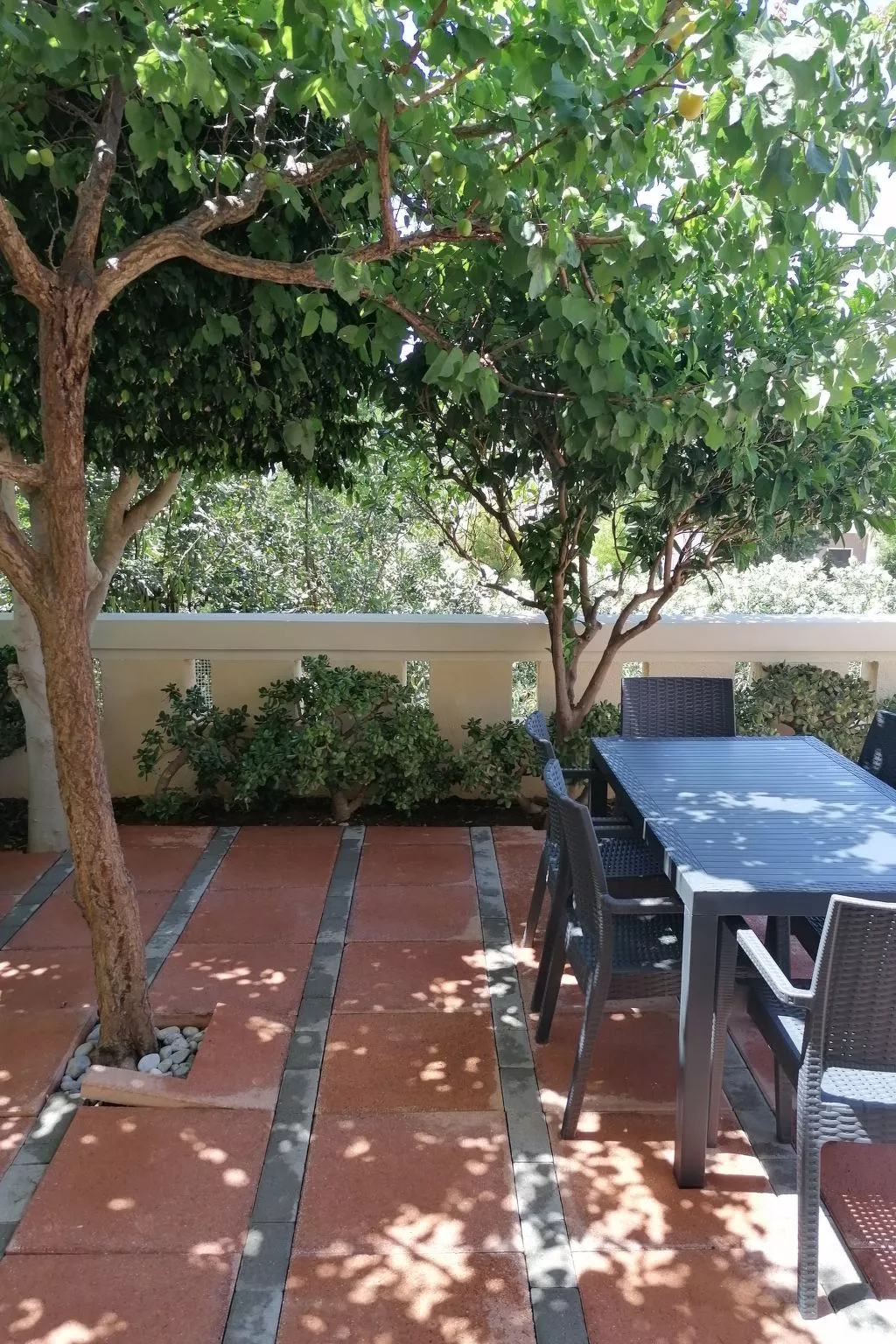 Wohnung "Terrasse am Pool"-Buiten