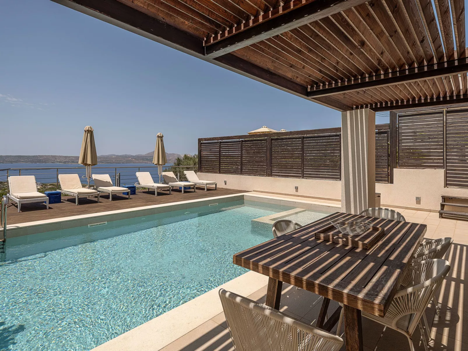Adeste Seaview Villa I l Pool, BBQ und 900m zum Meer-Buiten