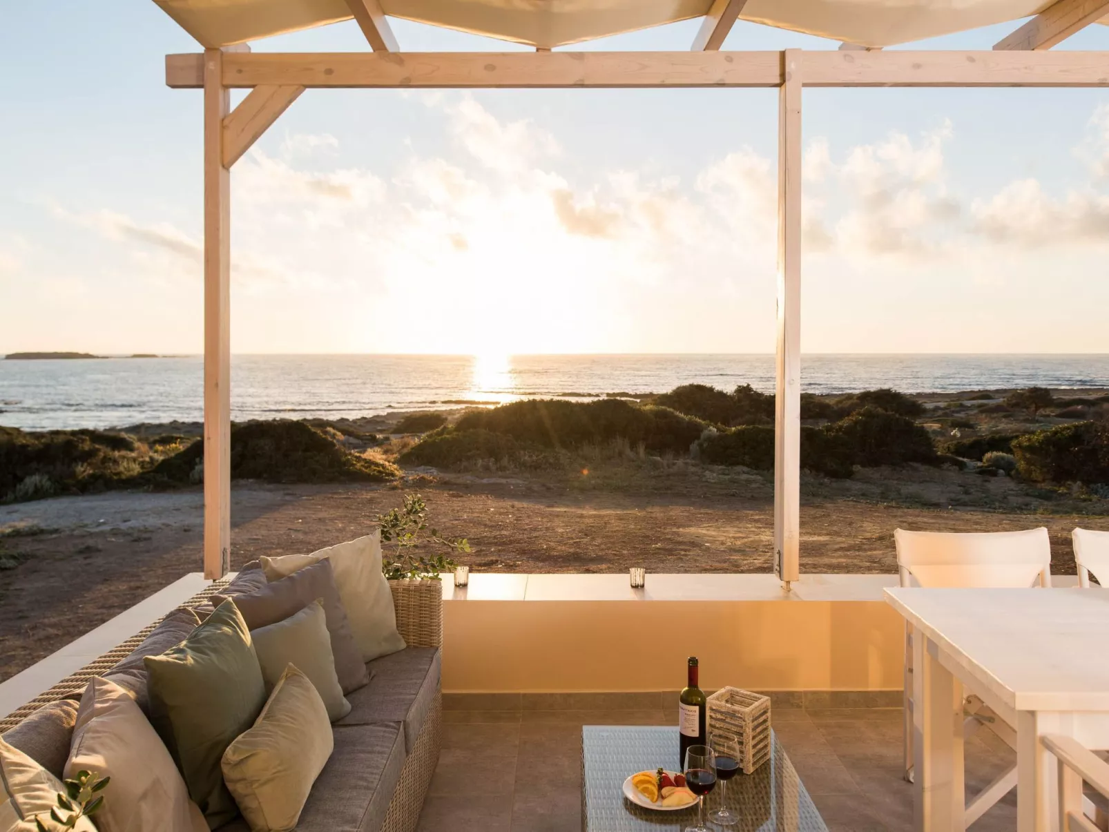 Falasarna Haus am Meer I 50m zum Strand-Binnen